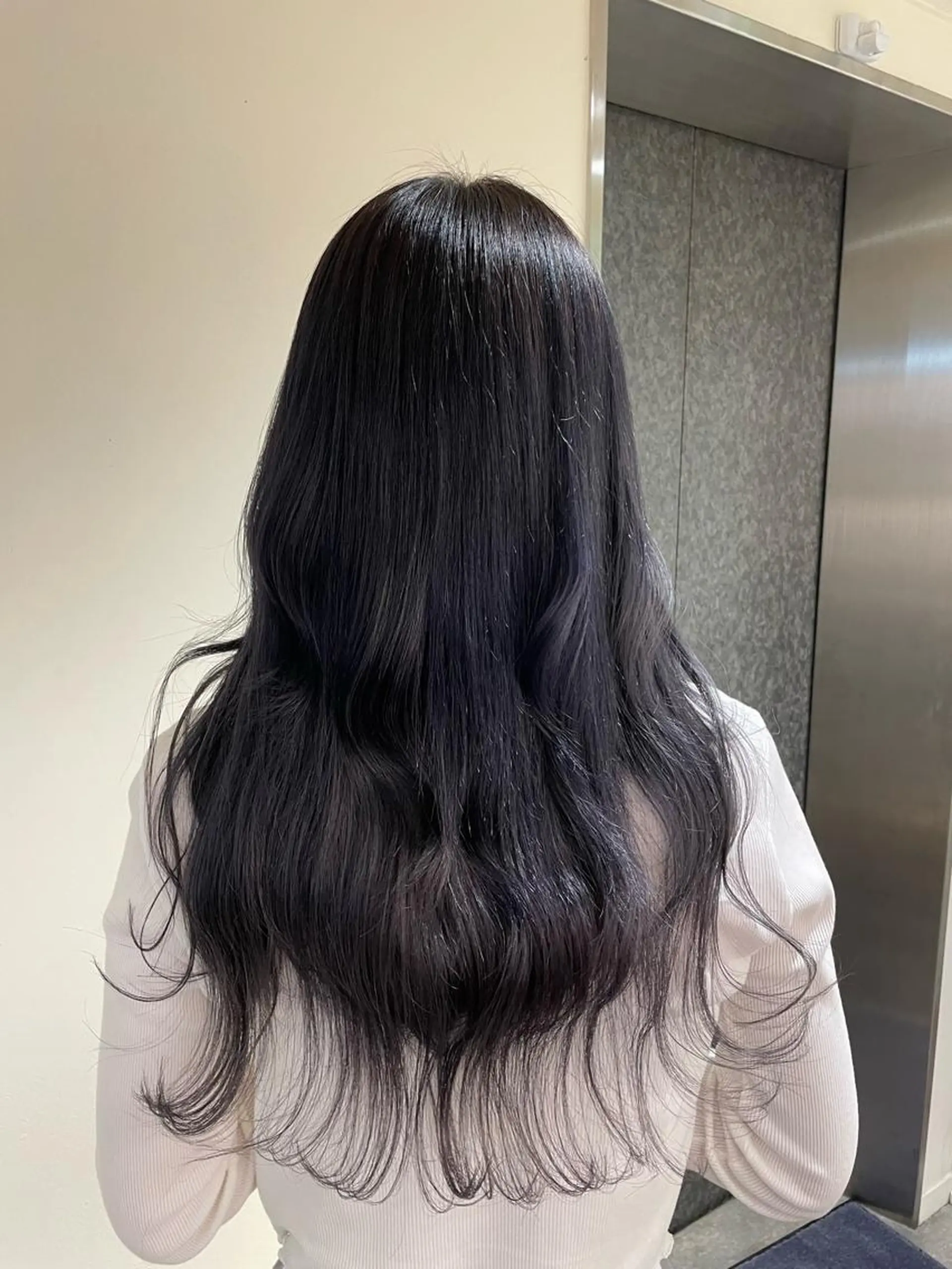 ロング パープルカラー ヘアカラー soyon心斎橋所属・♡透明感/艶カラー/ M a I ♡のヘアスタイル