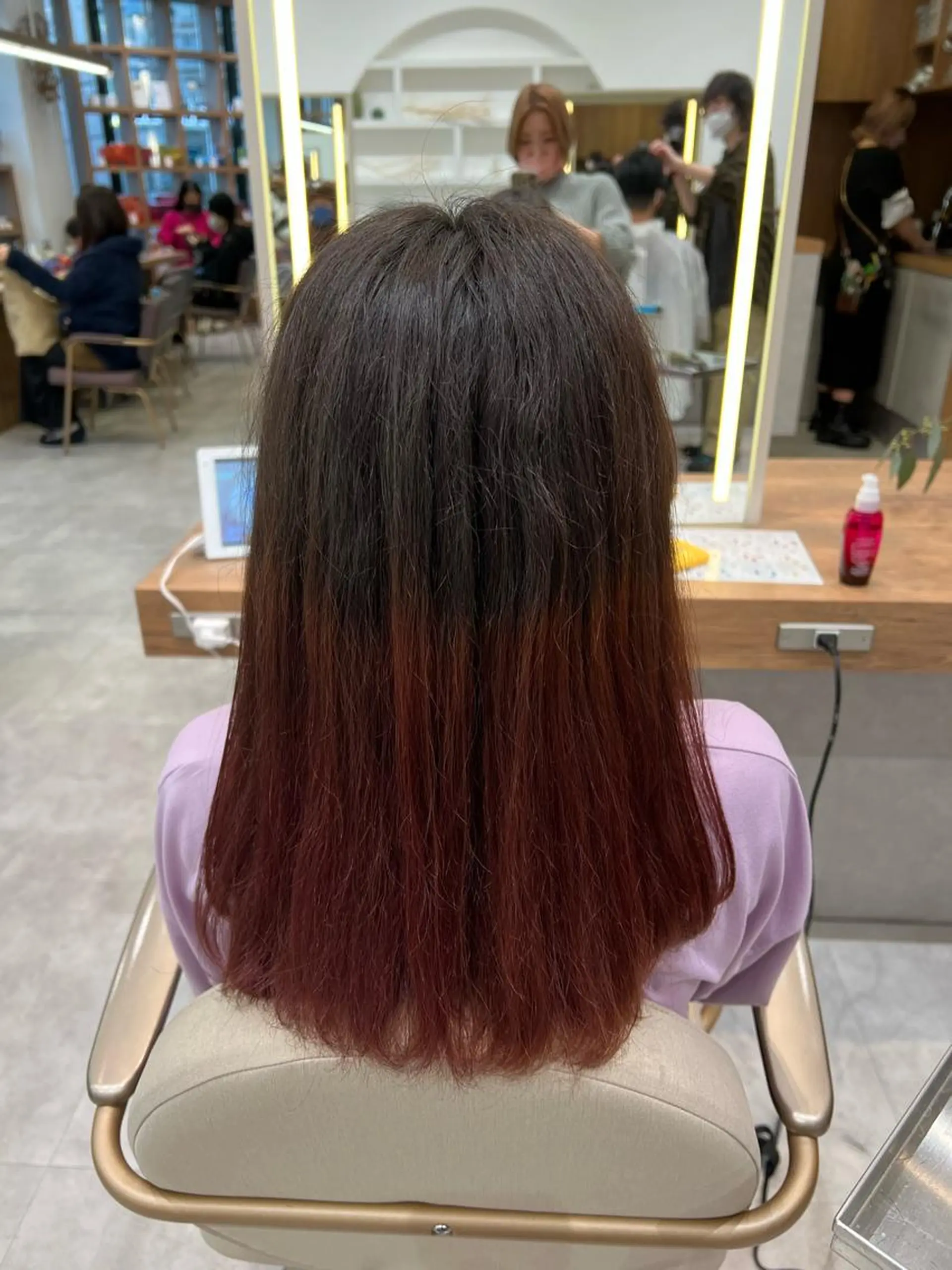 カラー 一ノ瀬 蘭のヘアスタイル