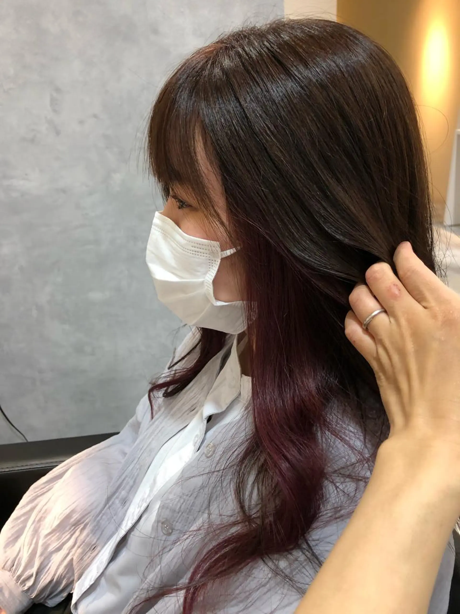 ロング ロング カット ヘアカラー トリートメント ideal心斎橋 🌛亜耶🌜のヘアスタイル