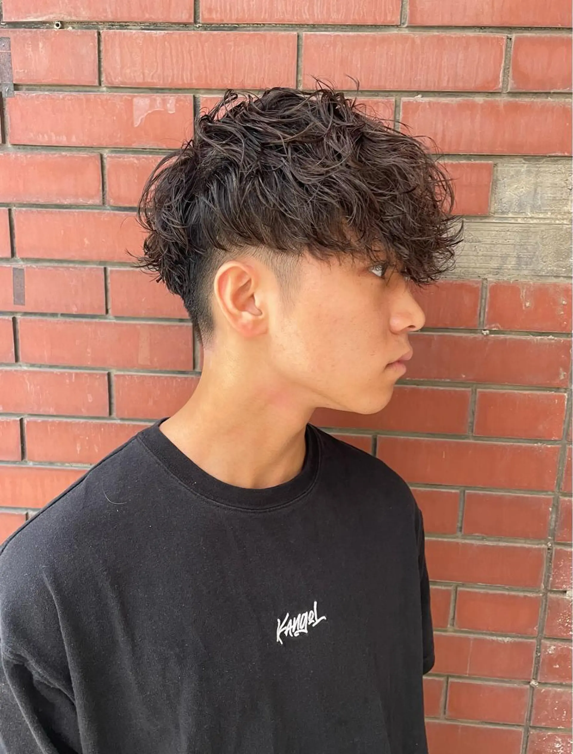 ショート パーマ メンズ メンズパーマ メンズショート スペインカール メンズスパイラルパーマ ショートヘア カット パーマ 【柏メンズパーマ職人 】店長　KAZUMAのヘアスタイル