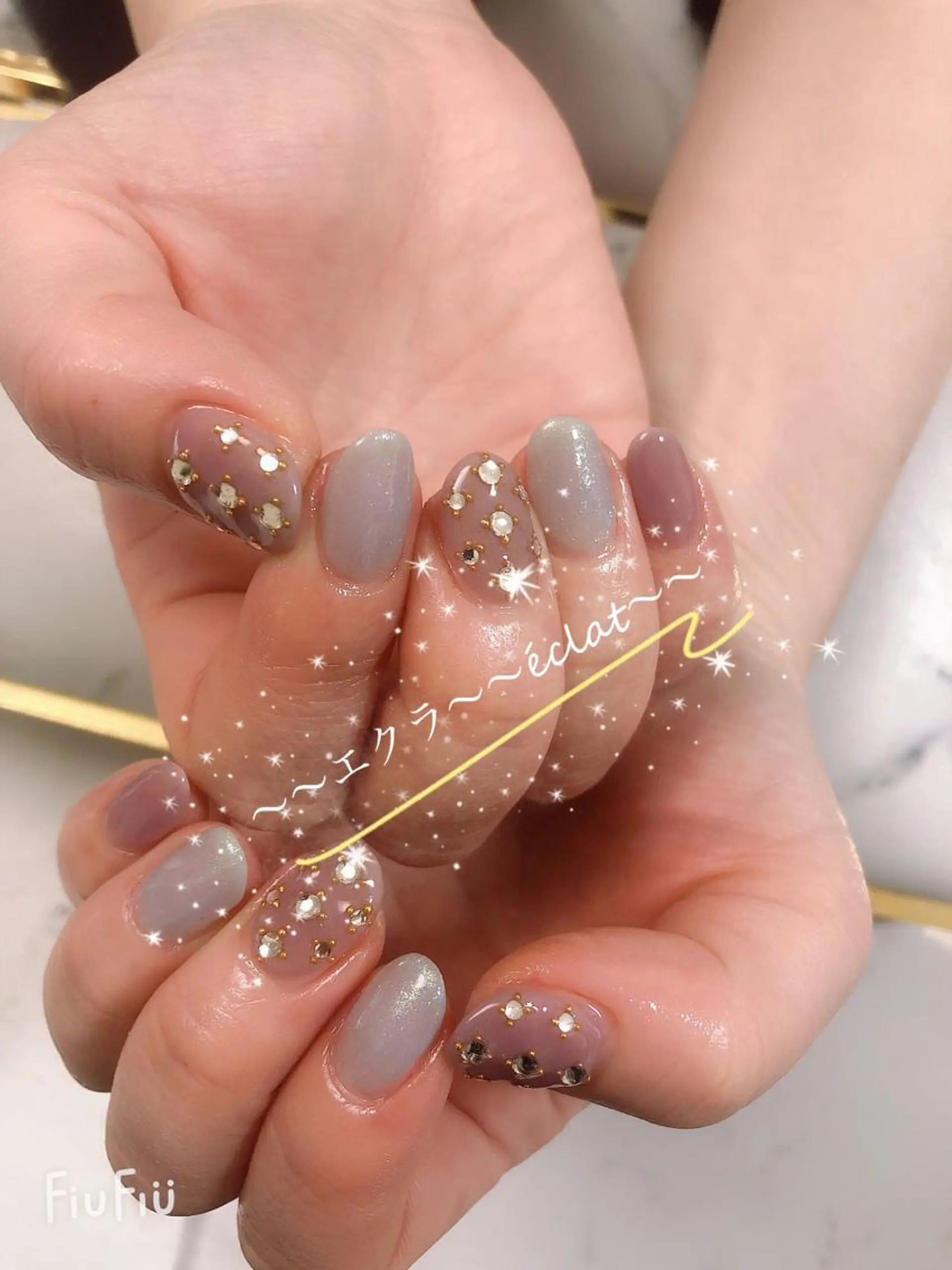 ネイル ネイルサロンエクラ 🫧Shizukaのネイルデザイン