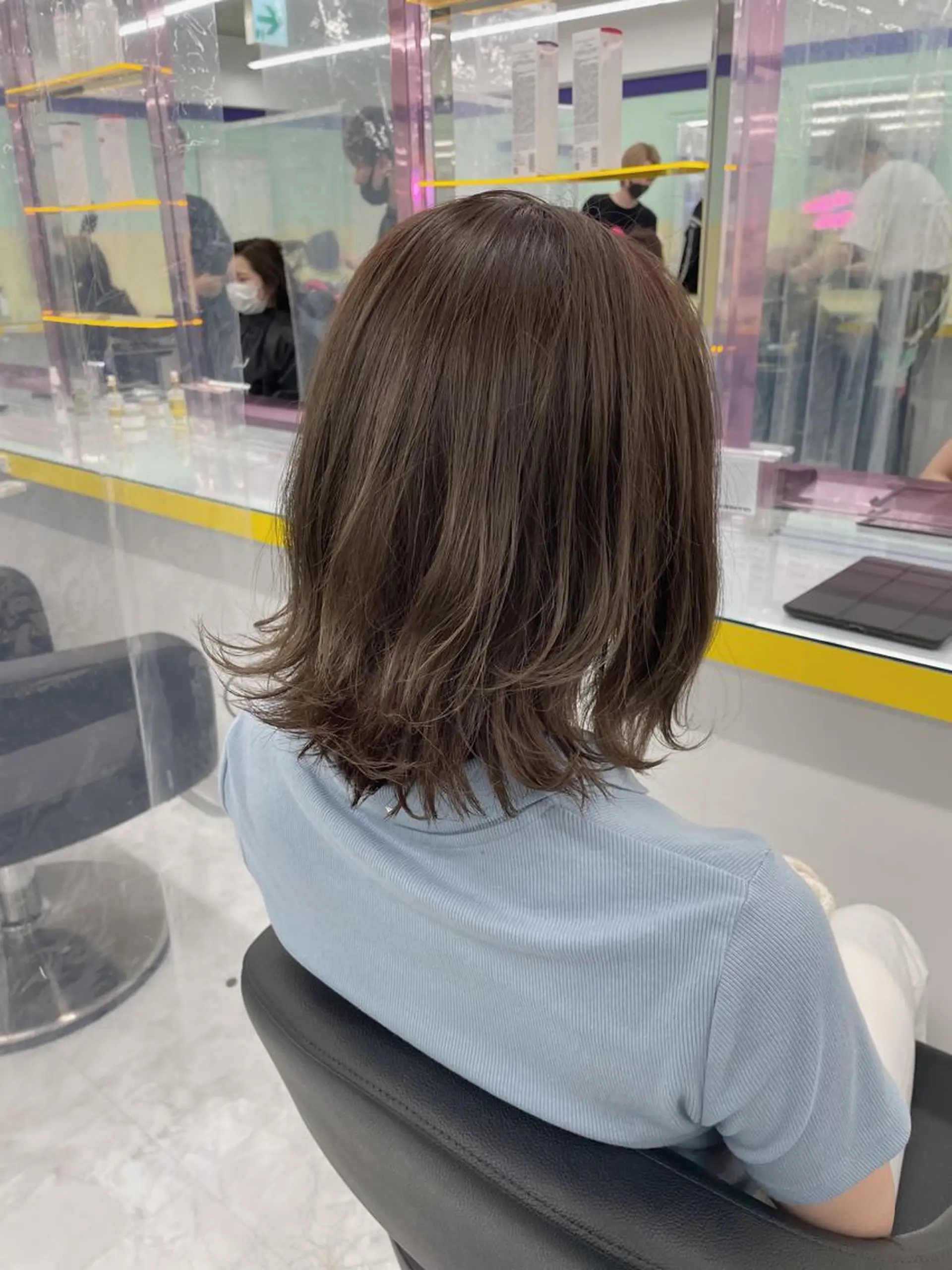 ミディアム カラー カット パーマ 横浜メンズパーマ🔥 大野賢人のヘアスタイル