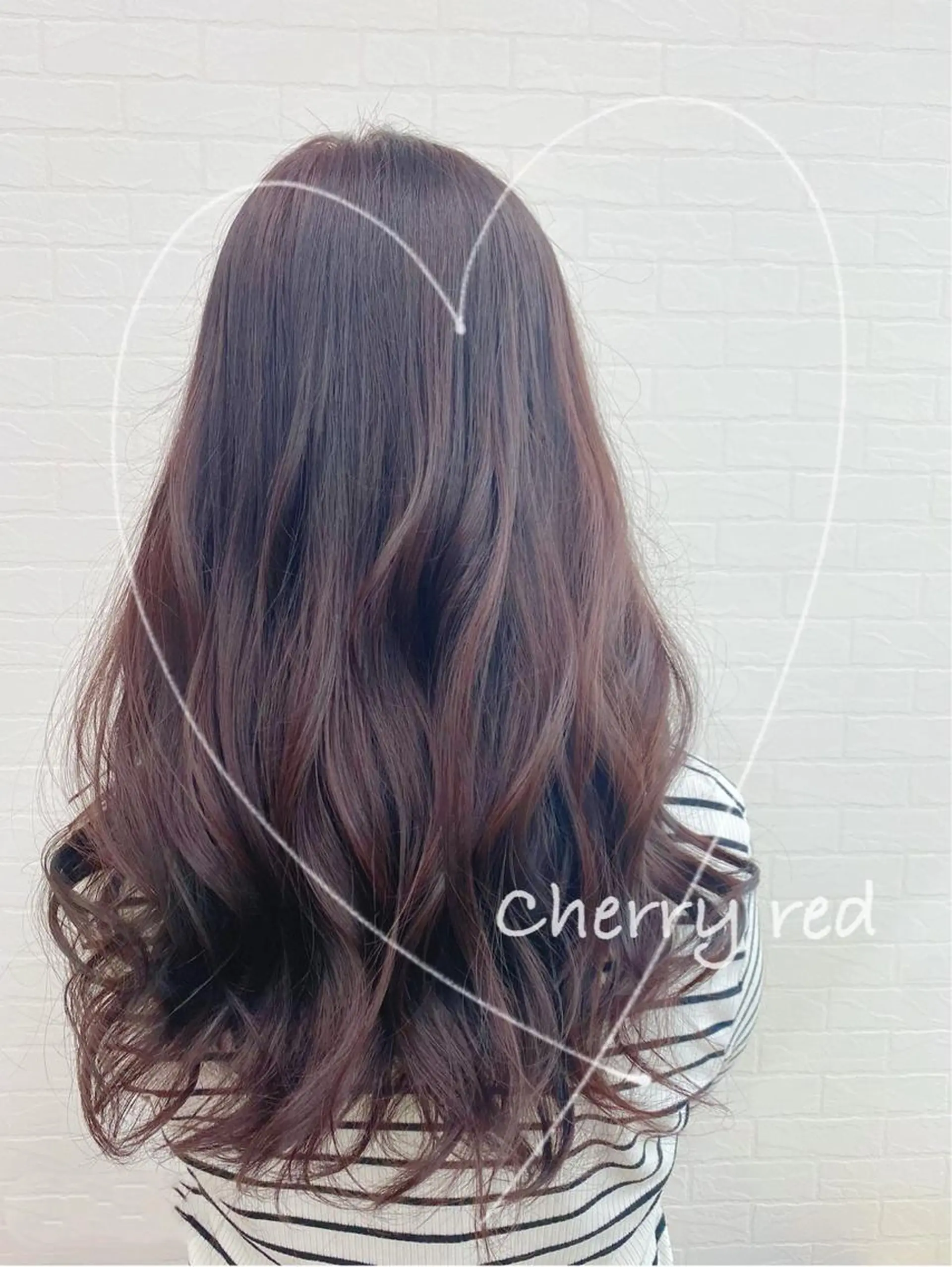 ロング カラー 黒髪 レッドカラー GRANLUSSO 〜グランルッソ駅前店所属・木口 嘉美のヘアスタイル