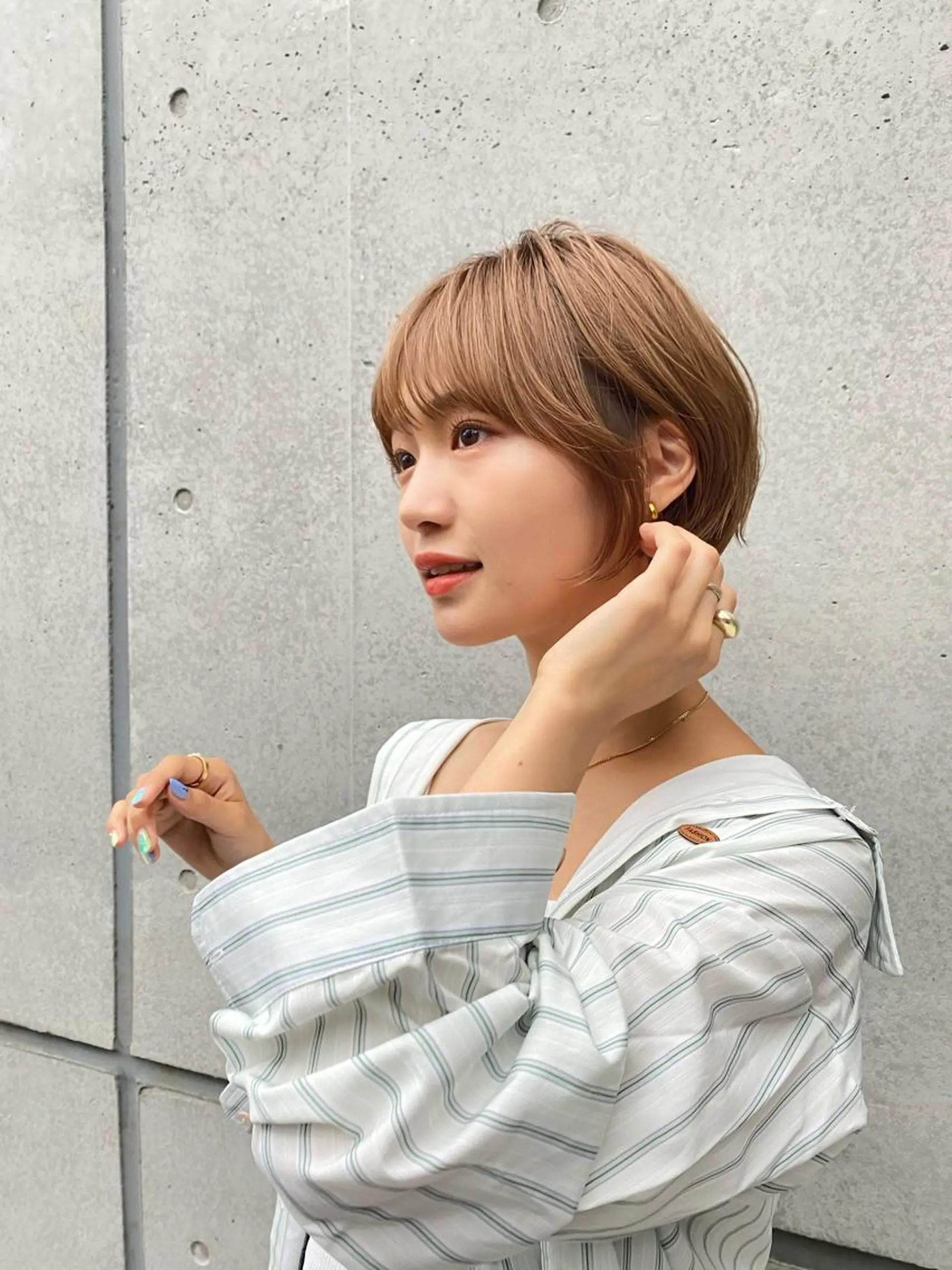 ショート ショートボブ ボブ ショートヘア レイヤー/ショート カット/服部タカノリのヘアスタイル