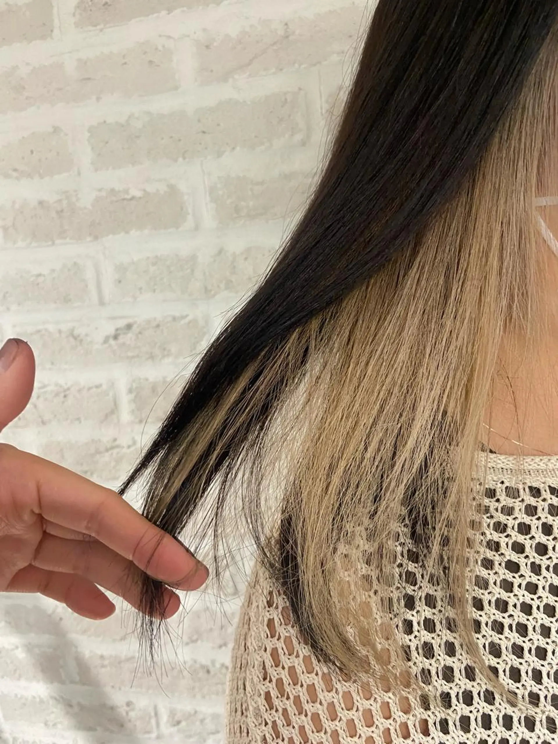 ロング カラー ヘアアレンジ ベージュカラー ブリーチ ブラウンカラー ミルクティーベージュ 米村（北岡）慶子 お店変わりました！のヘアスタイル