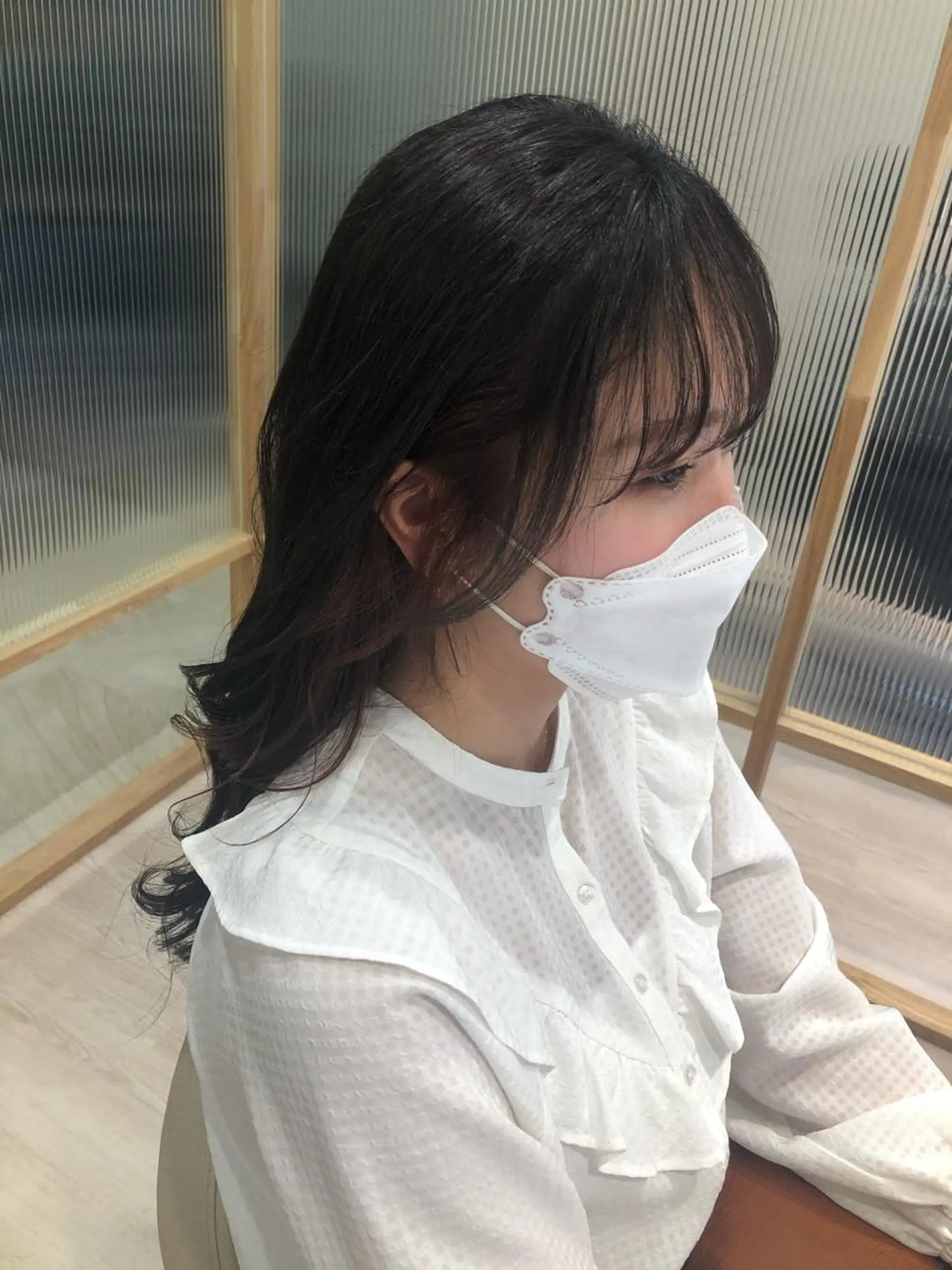 ロング カラー 透明感カラー ダークグレー ダークグレージュ グレージュ インナーカラー ヘアカラー トリートメント ✨🌿大人可愛い愛さ れhair🌿✨松本のヘアスタイル