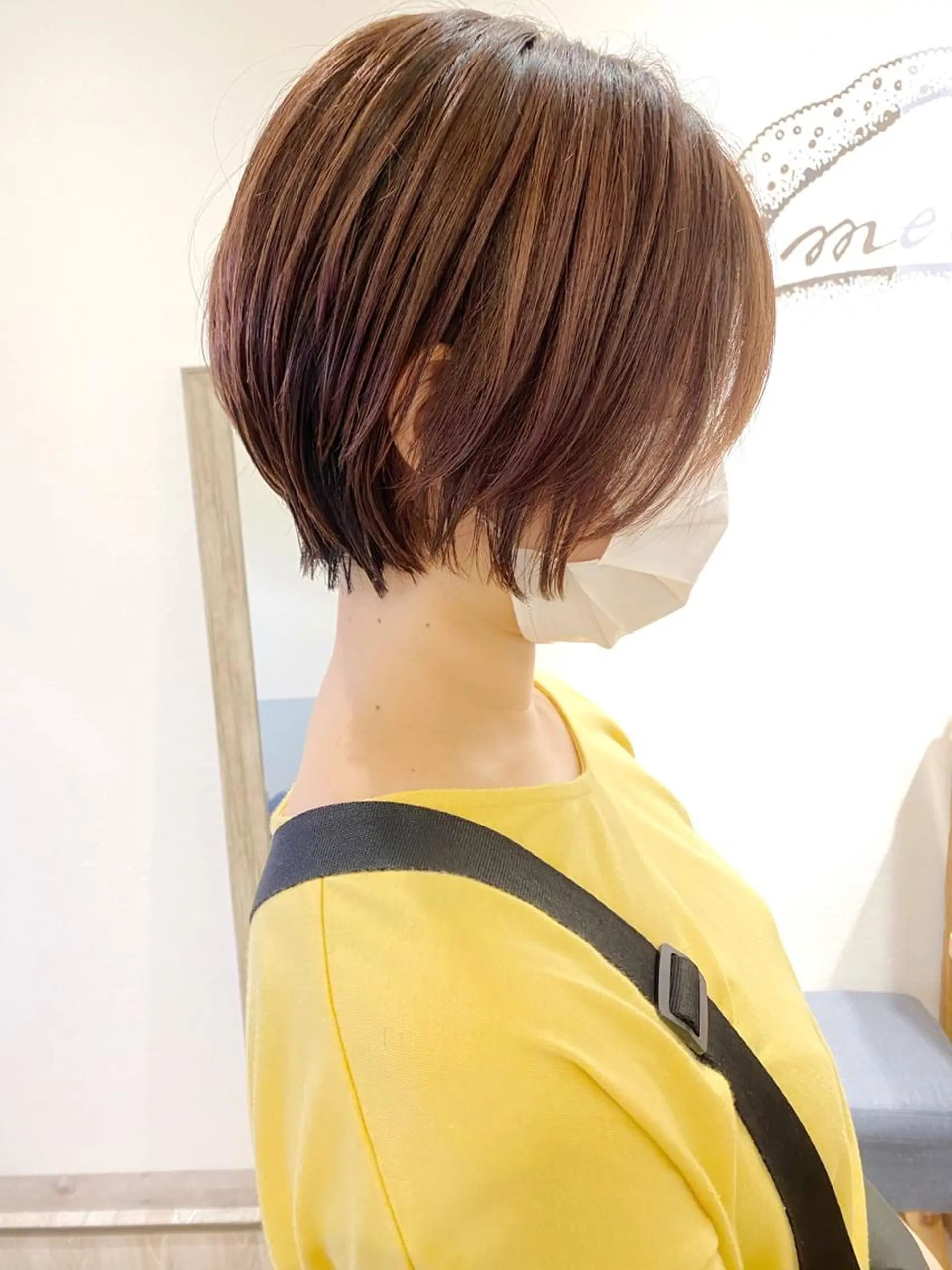 ショート カラー ショートボブ ボブ ショートヘア 小顔カット カット ヘアカラー .iyu所属・吉祥寺小顔×ショート 🍋宮本大輔🍋のヘアスタイル