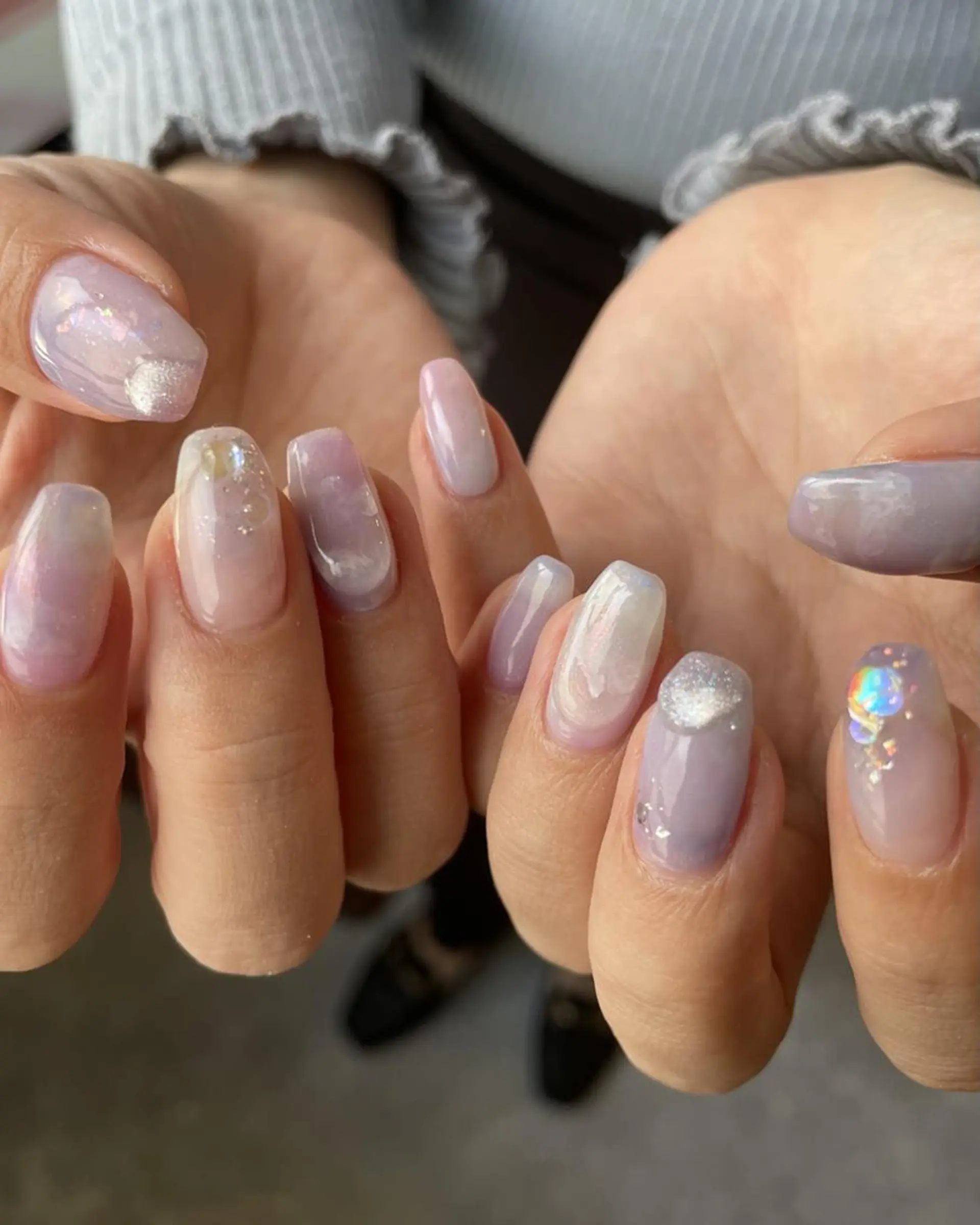 ショート ハンドネイル ネイルサロン Noëlのネイルデザイン