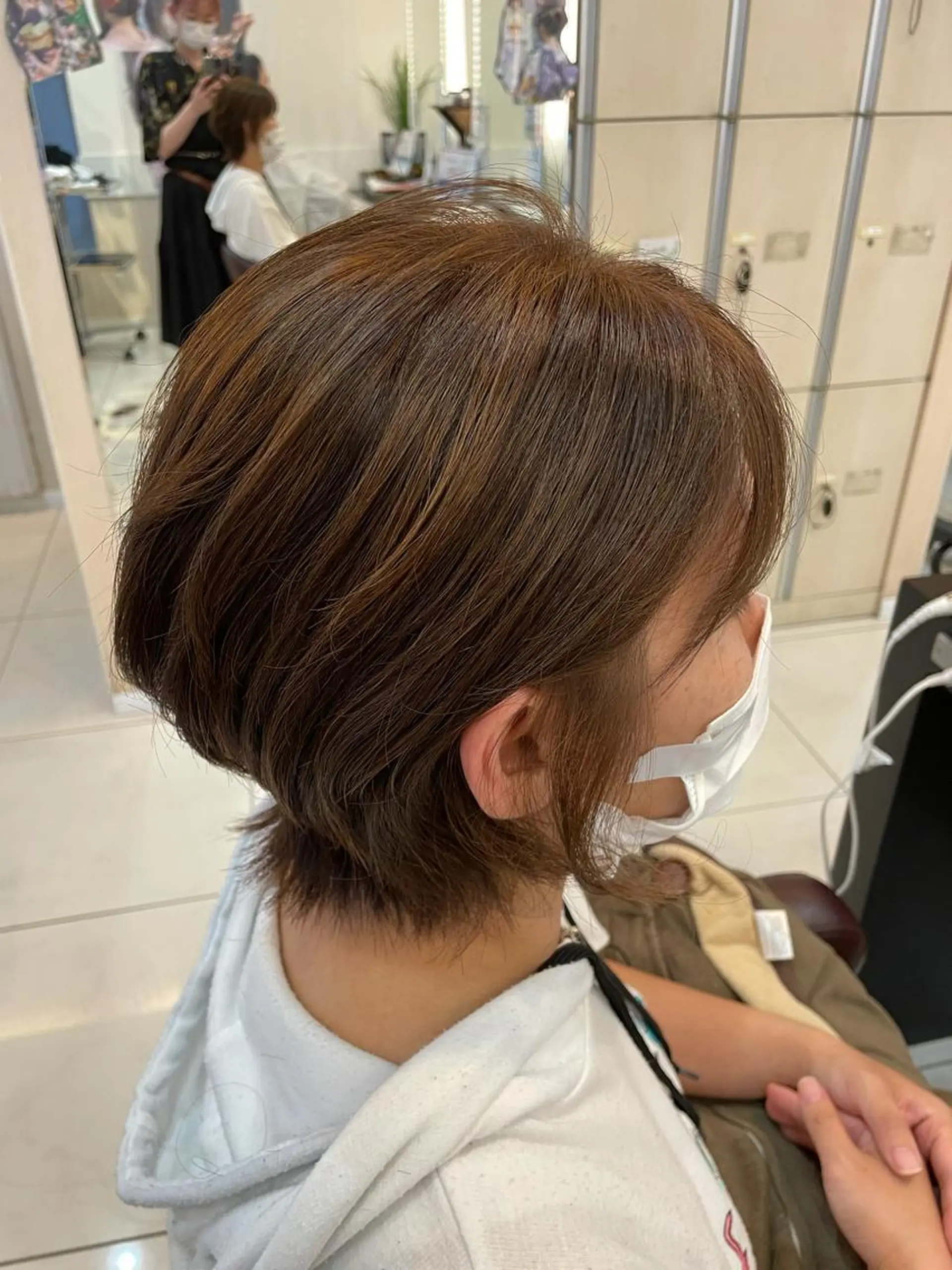 ショート カラー ヘアアレンジ リリー /Men's/パーマのヘアスタイル
