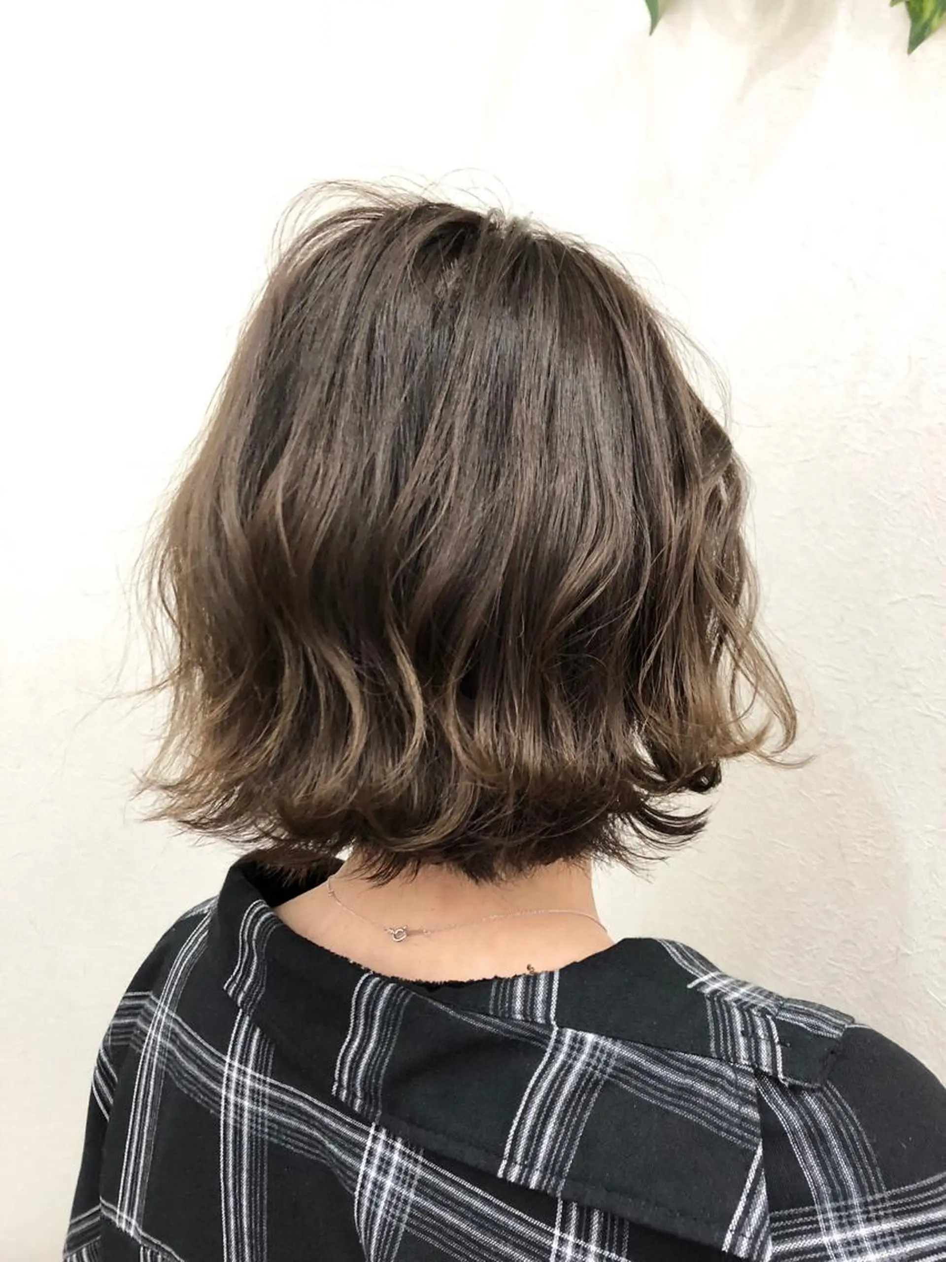 ミディアム カラー パーマ Asian Hair &Eyebrowのヘアスタイル