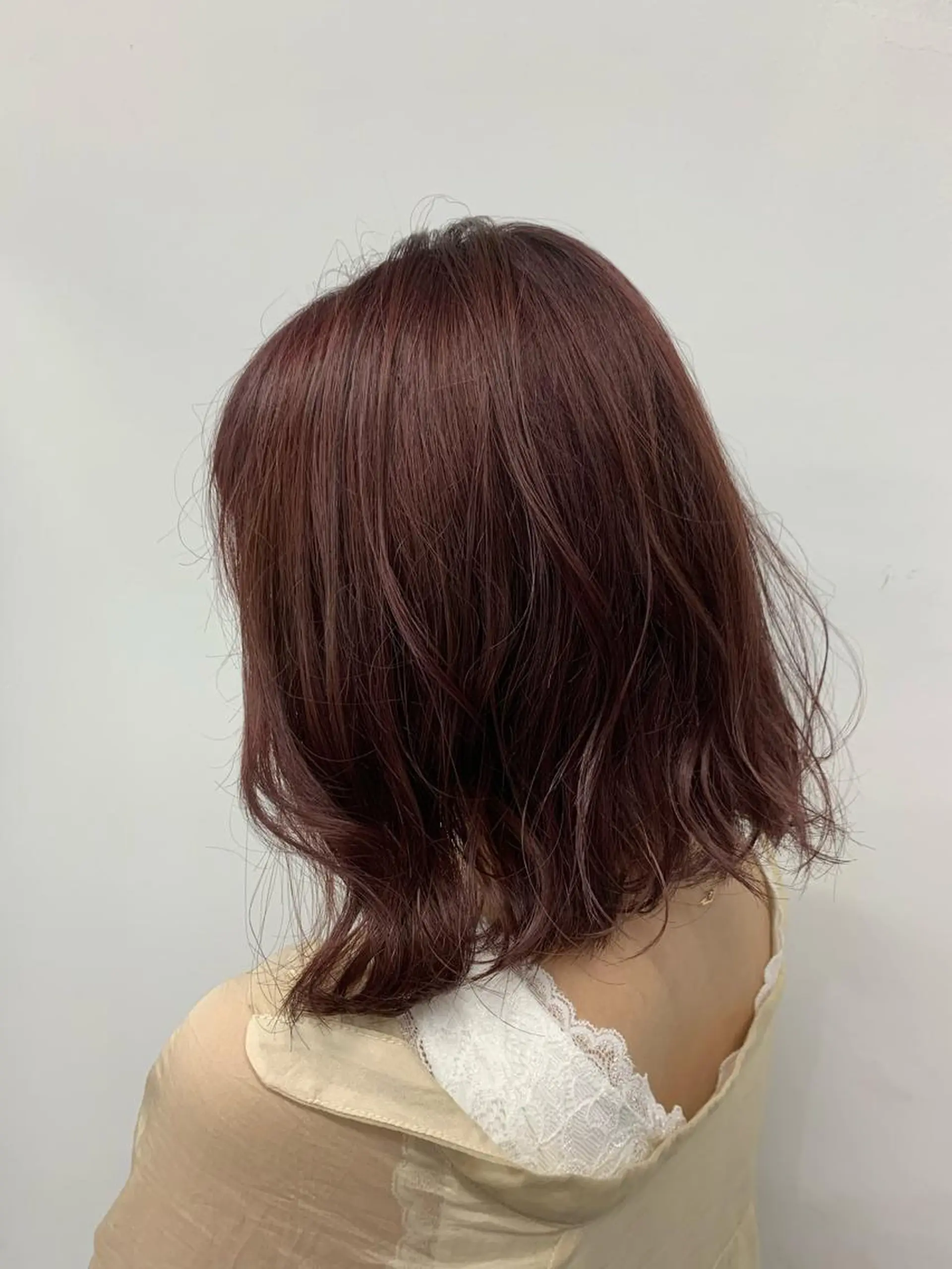 セミロング カラー I'S.横浜所属・赤み消しカラー 🍀JUNKIのヘアスタイル