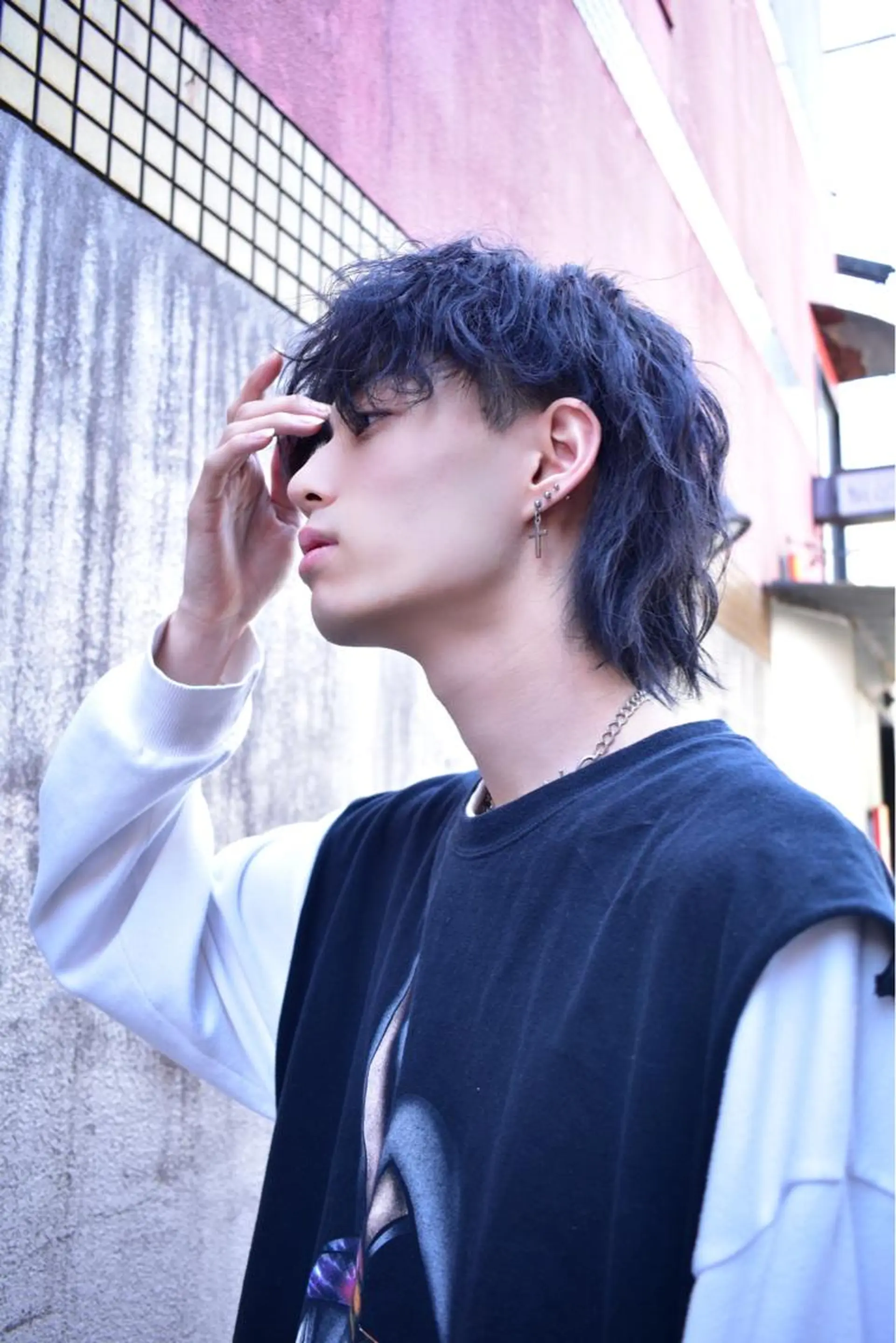 メンズ カット ヘアカラー __ みずきのヘアスタイル