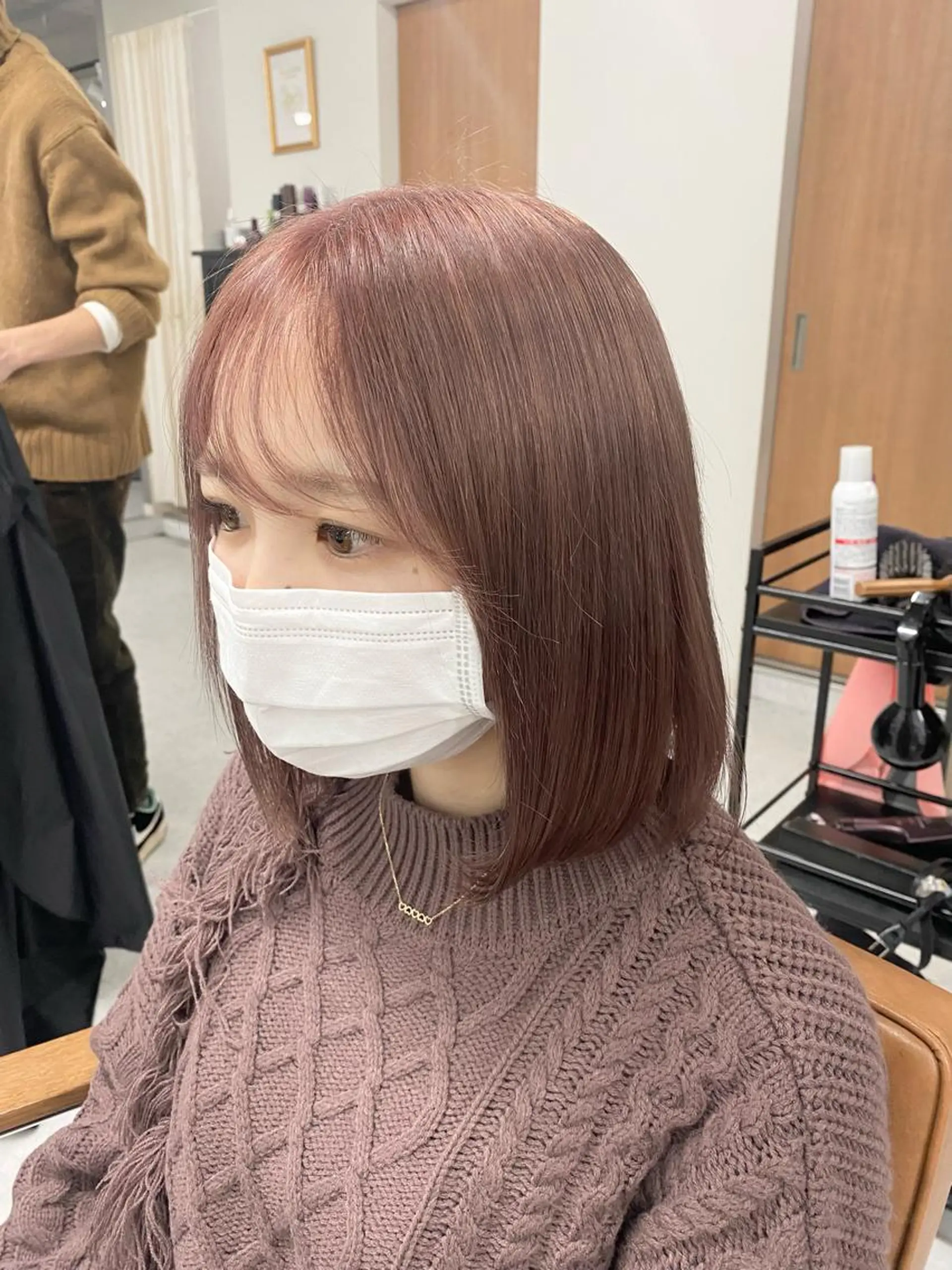 ミディアム カラー ヘアアレンジ メンズ ヘアカラー トリートメント 韓国ヘア特化💍 tiam💍ブリーチのヘアスタイル