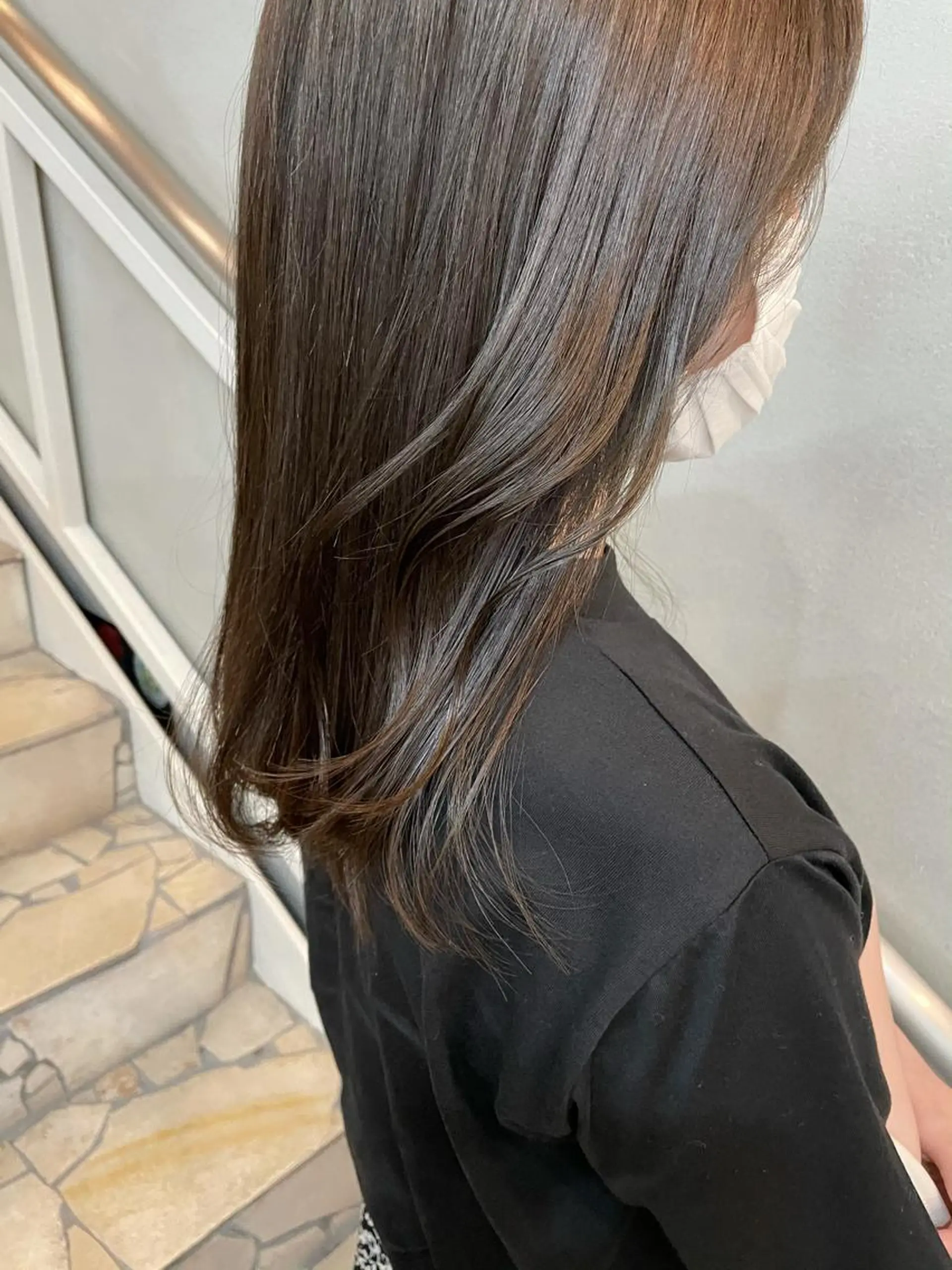 セミロング カラー アッシュ 沖縄/ヘアアレンジ /ナカノのヘアスタイル