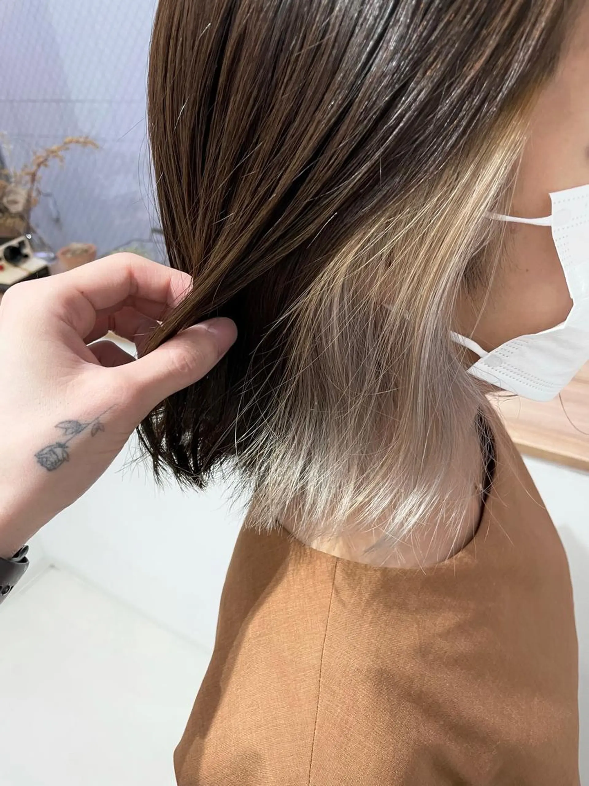 ミディアム カラー ivy所属・🦋うる艶透明感ヘア 今井達也のヘアスタイル