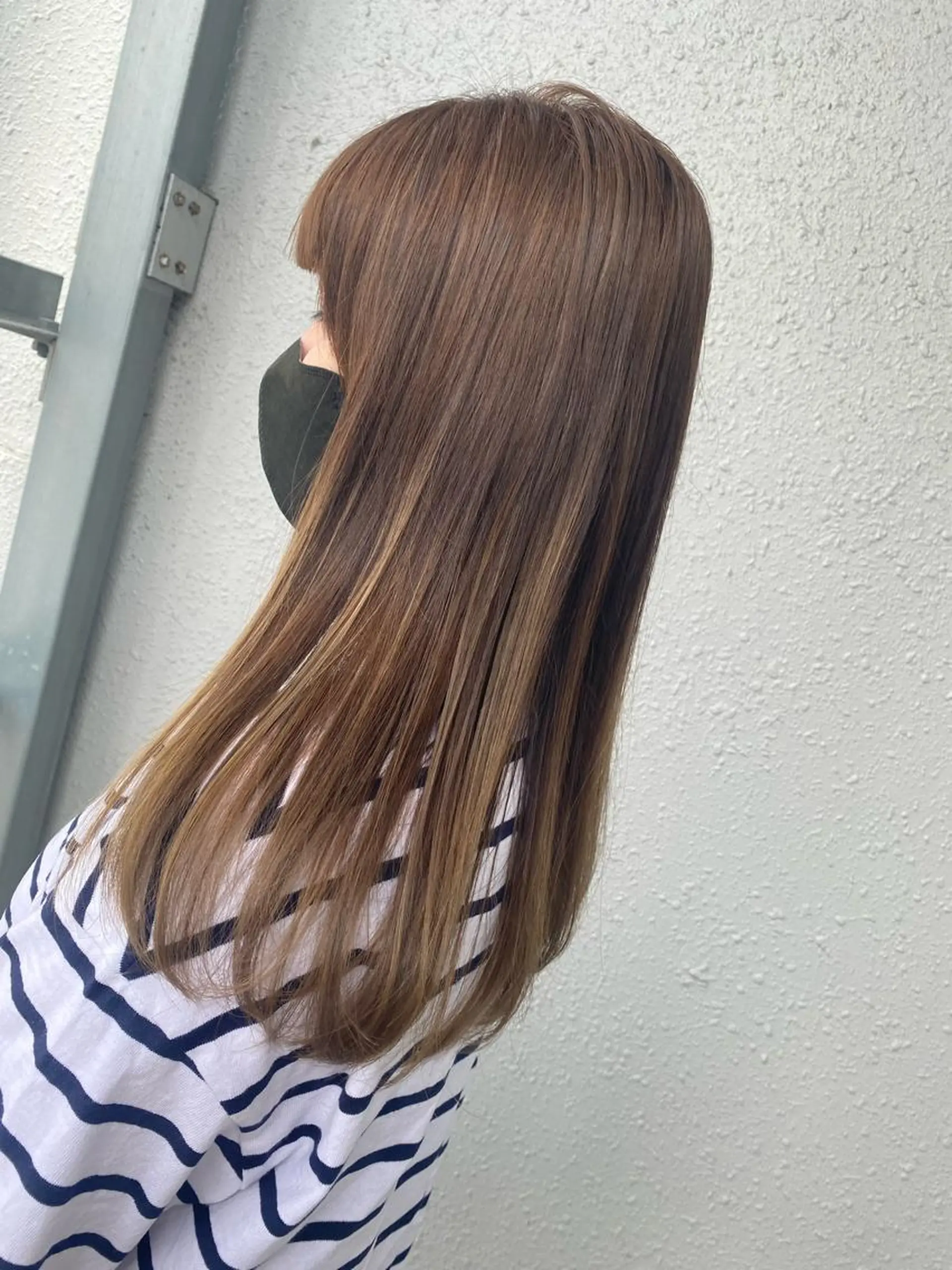 ロング カラー 後藤紗英/髪質改善 /オリーブベージュのヘアスタイル