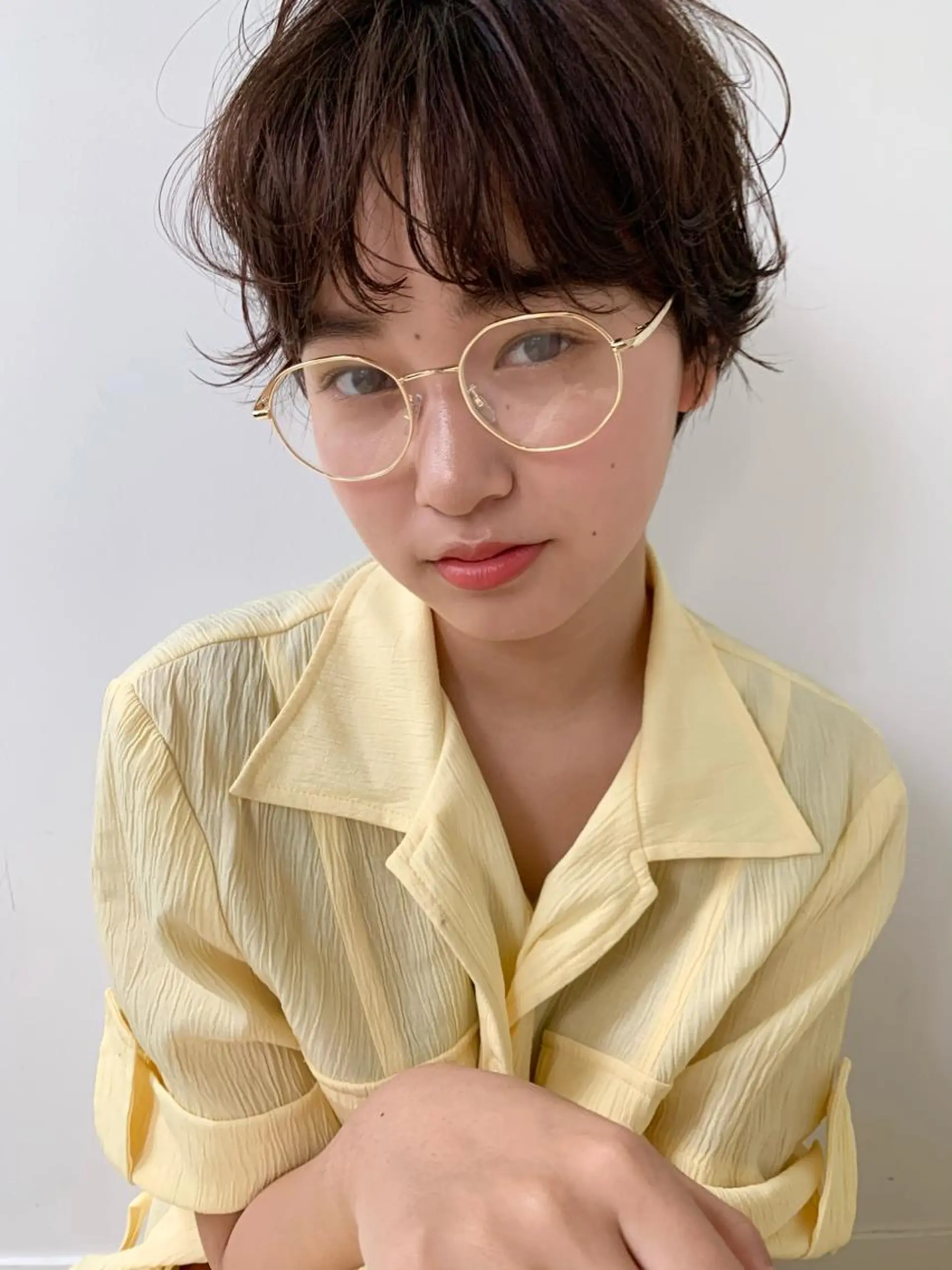 ショート ショートヘア カット LOREN＋透明感 オリーブhirokoのヘアスタイル