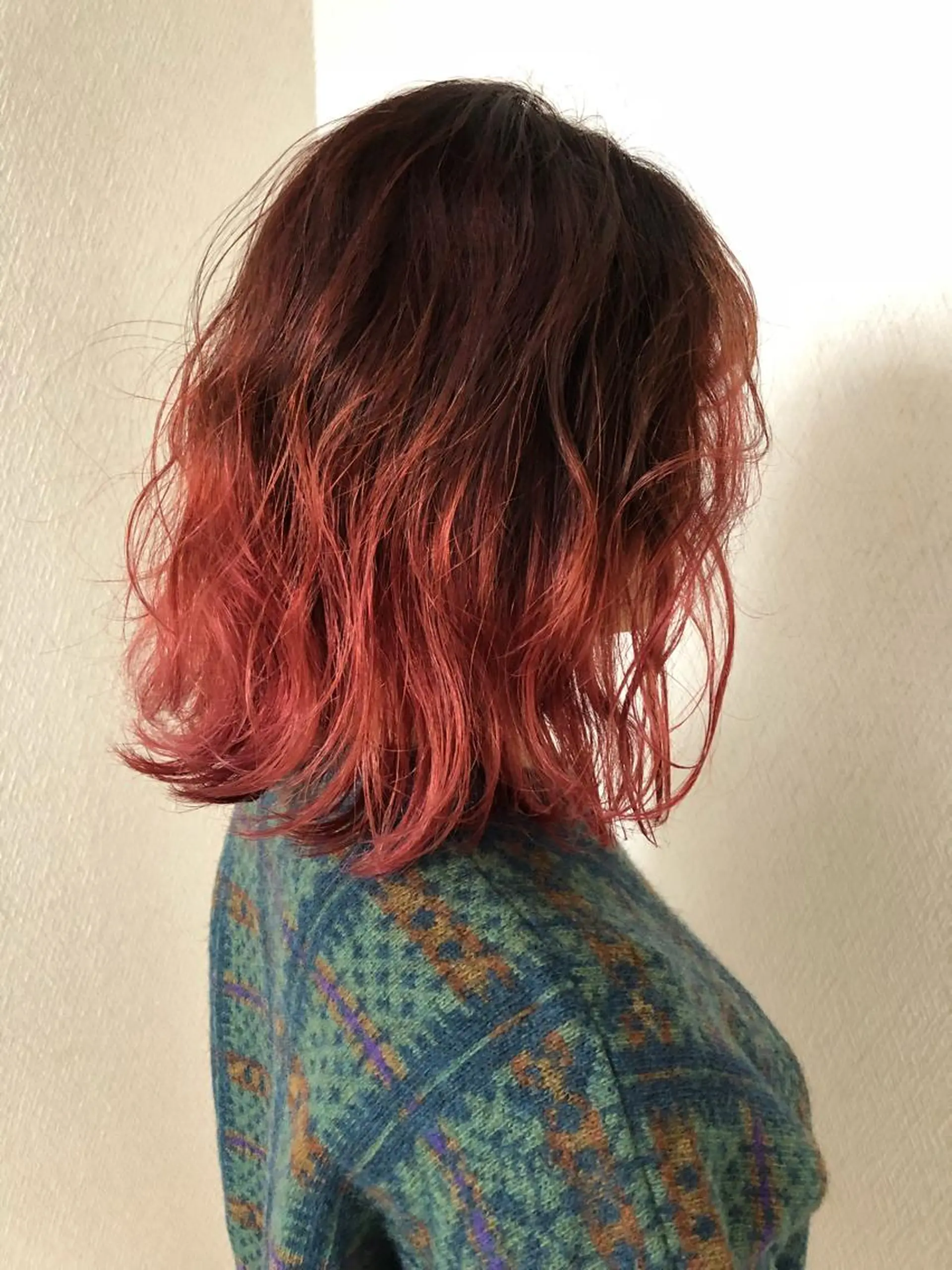 ミディアム カラー a rikaのヘアスタイル