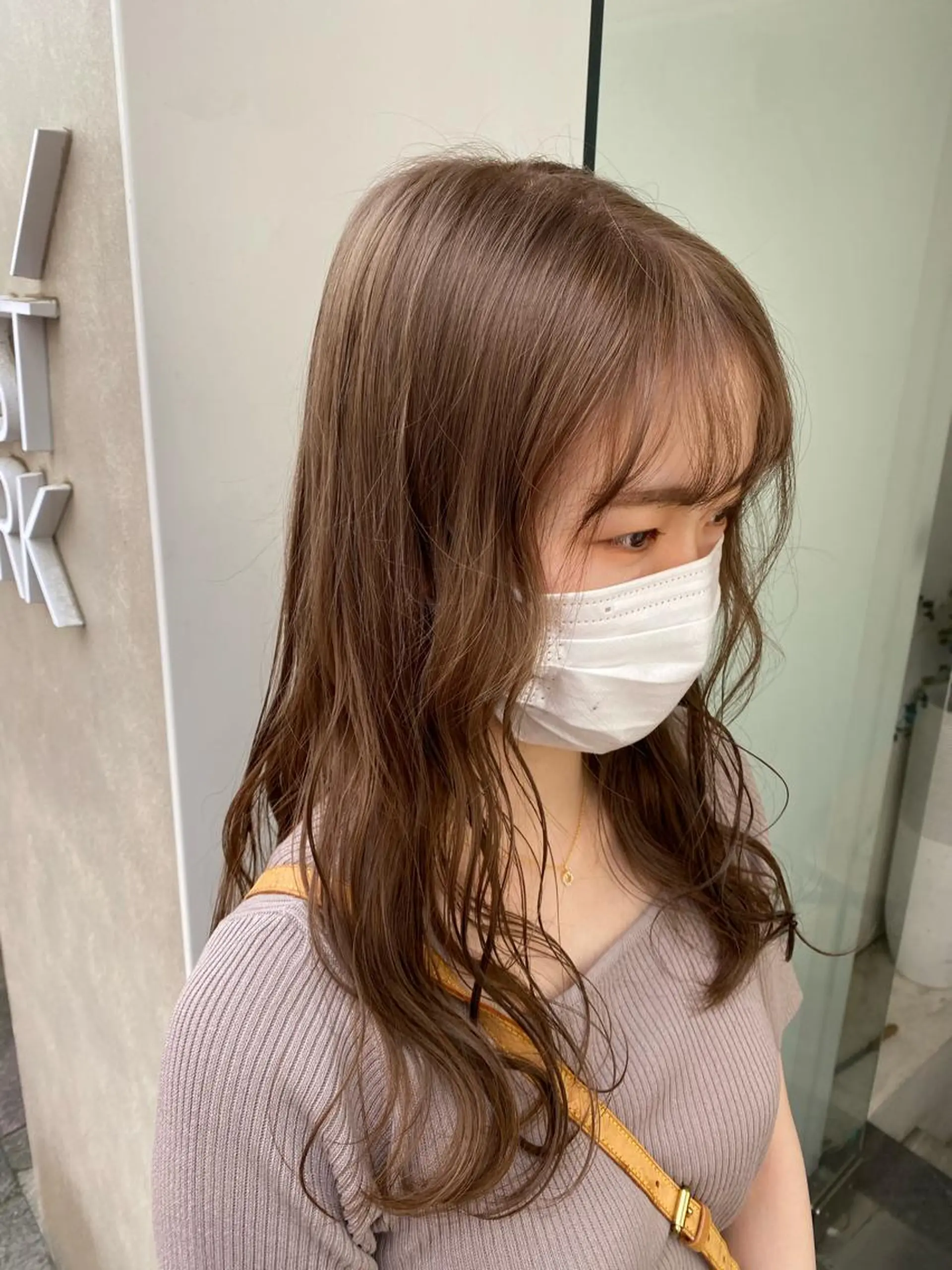 カラー 顔周りカット/透明感 カラー✂️MEIのヘアスタイル