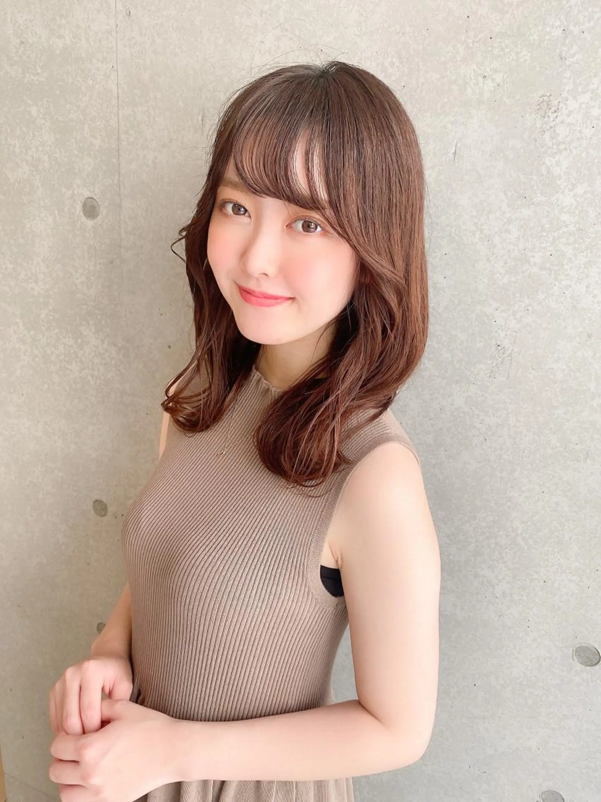 セミロング Aujuaソムリエ/ HARUNO/艶髪のヘアスタイル