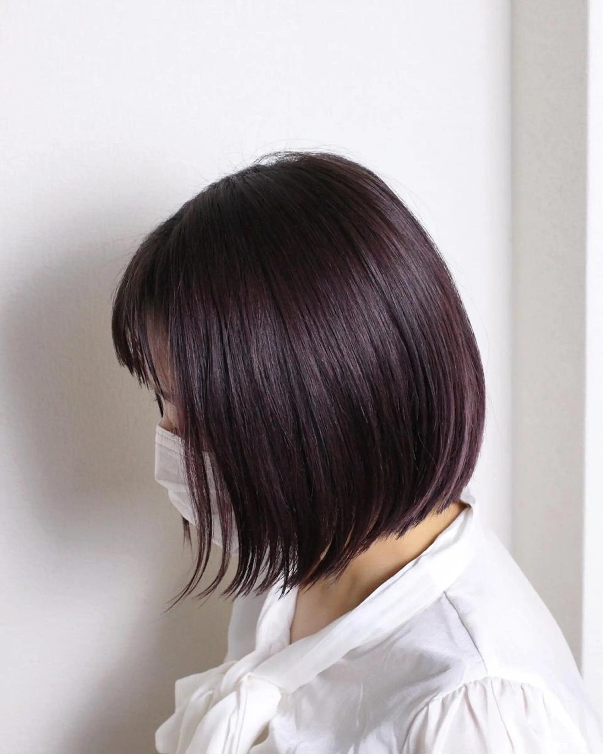 ショート カラー ピンクカラー レッドカラー ルビー バイオレットカラー ボブ ヘアカラー 土居 正季のヘアスタイル