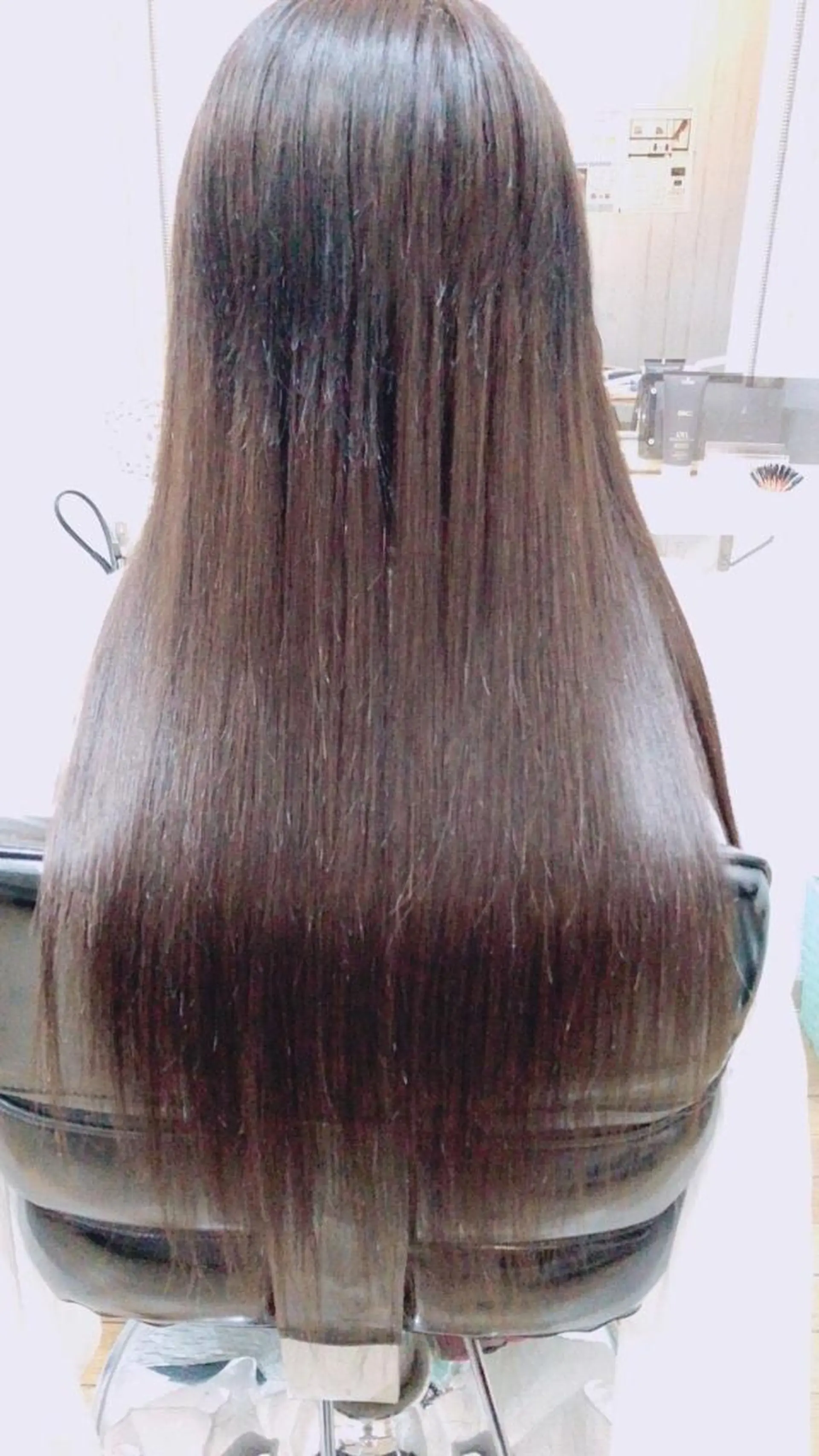 ロング カラー チビ編み込みエクステ シールEXどぅ〜すのヘアスタイル