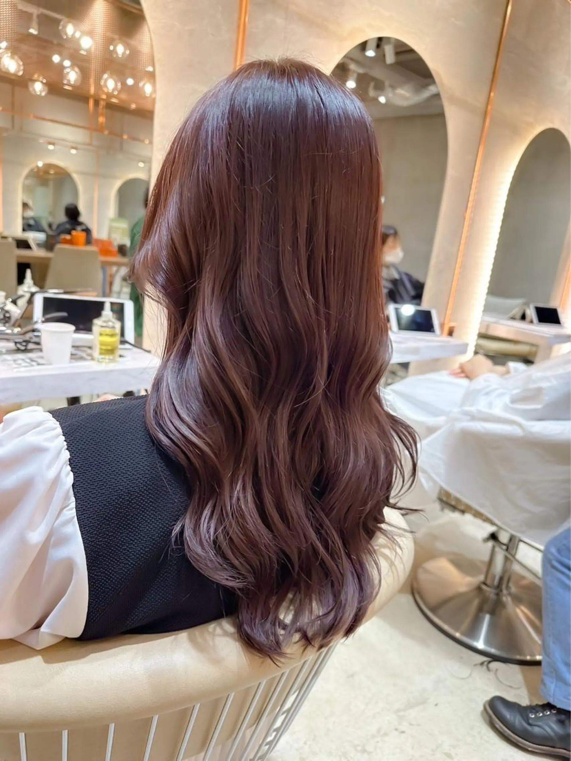 セミロング カラー カット ヘアカラー トリートメント レイヤー/韓国ヘア 縮毛矯正🫧鈴木颯のヘアスタイル