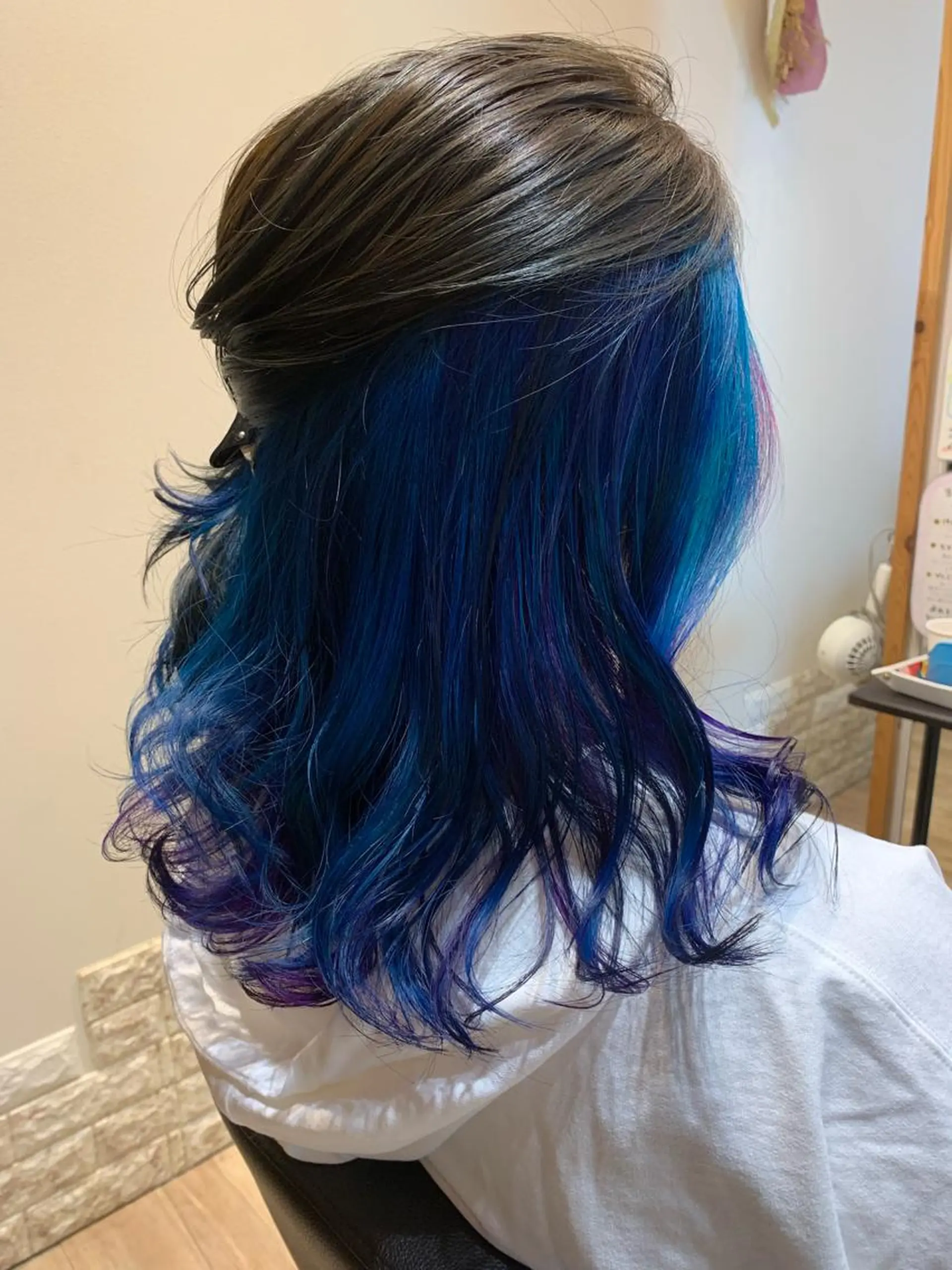 セミロング カラー 関口 友行のヘアスタイル