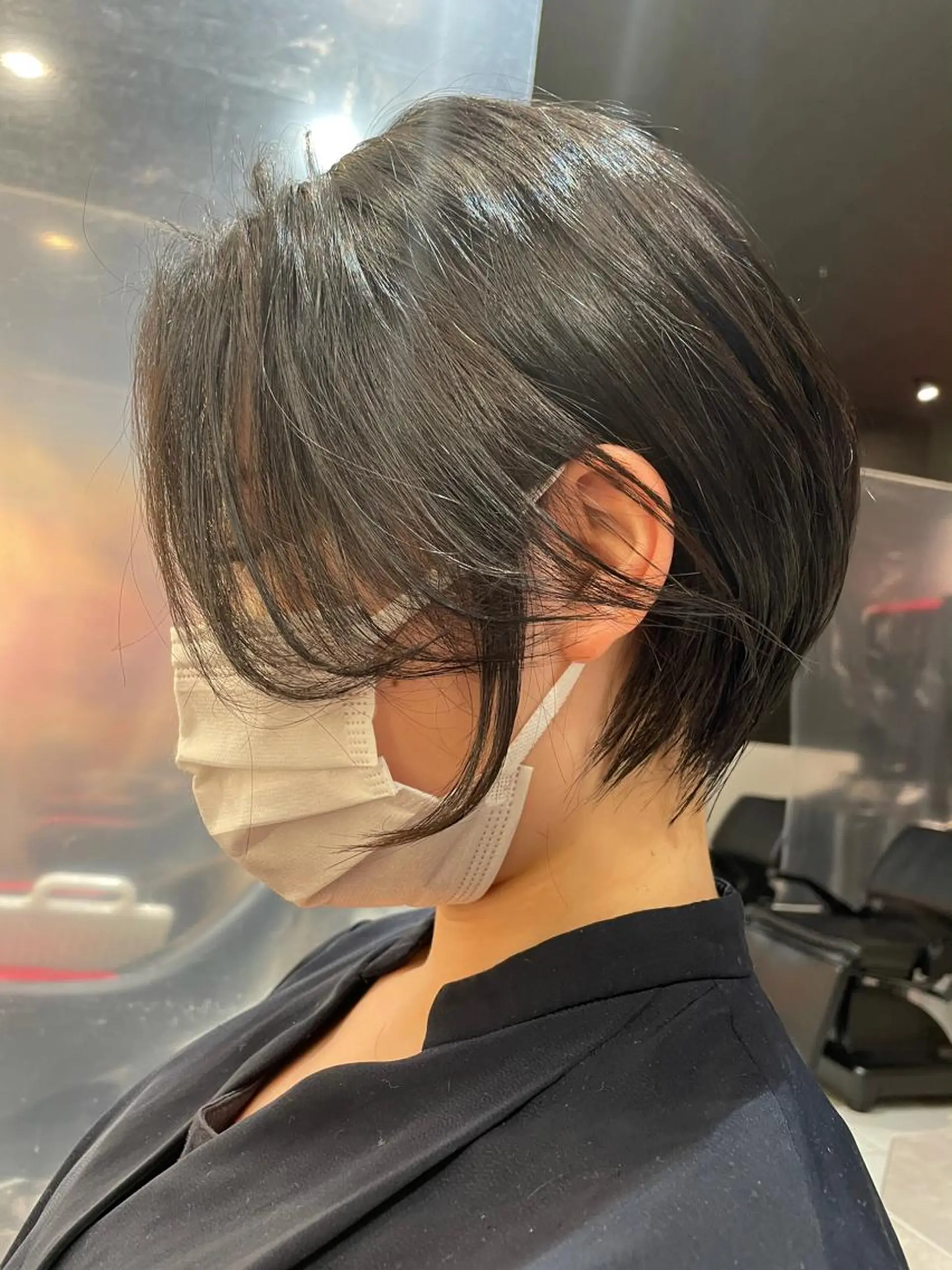 ショート ショートボブ ボブ ショートヘア メンズヘア特化 崎田 成人のヘアスタイル