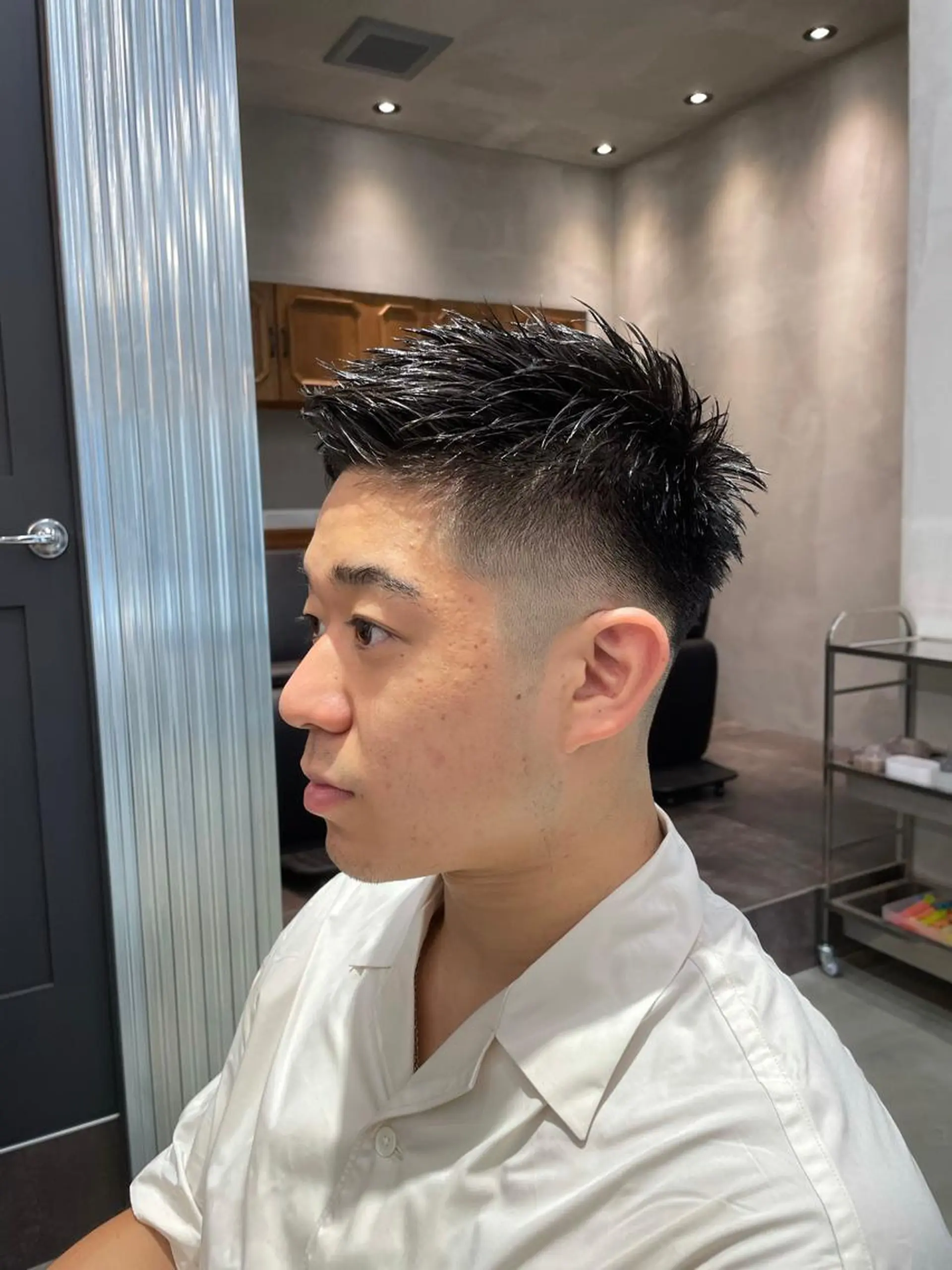 パーマ メンズ フェードカット FM【エフエム】HAVANA所属・メンズパーマ特化型 🔥URITAのヘアスタイル