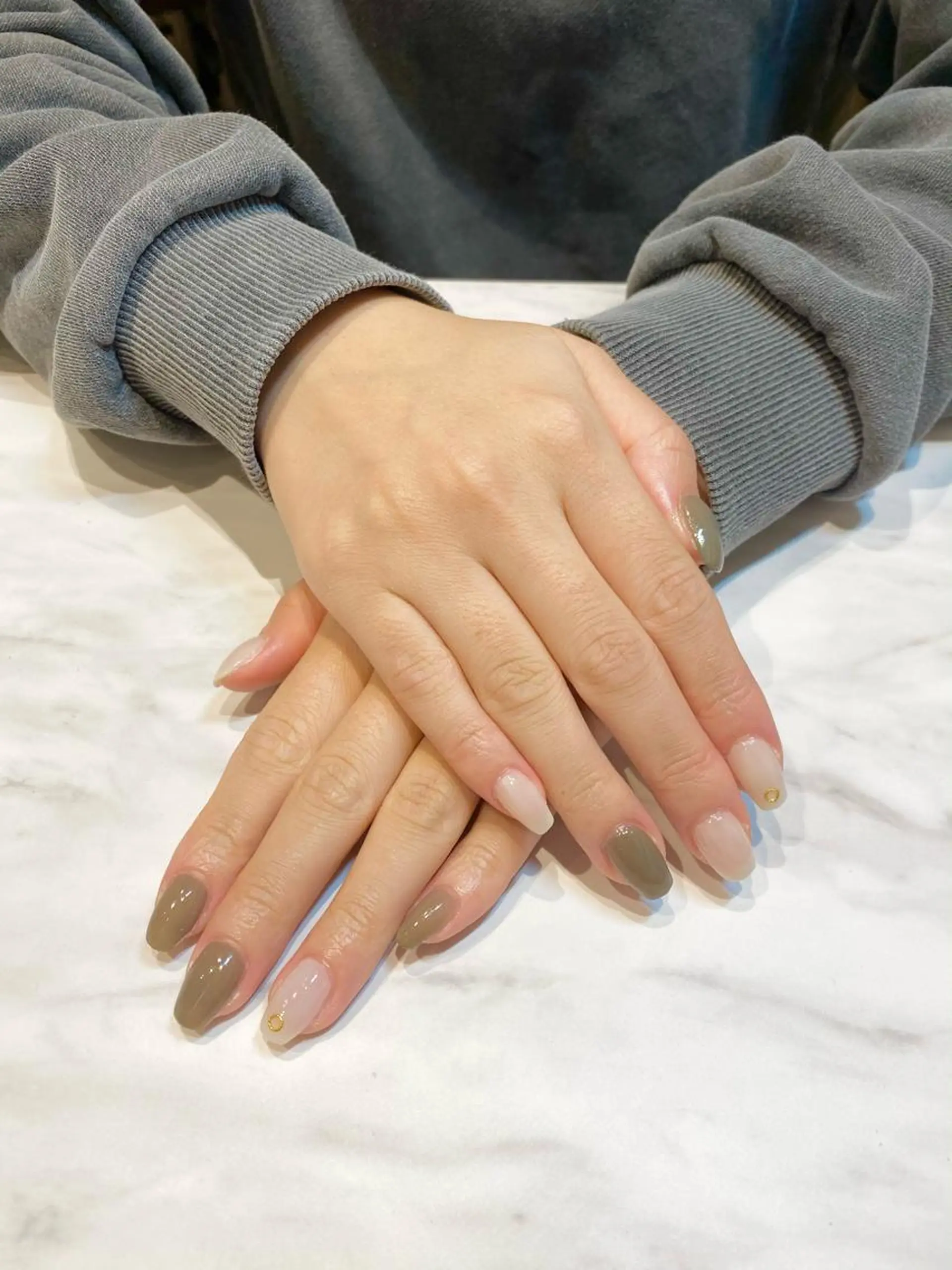 ネイル ショートネイル 京都レイヤーカット/ 縮毛矯正/羽柴りくのヘアスタイル