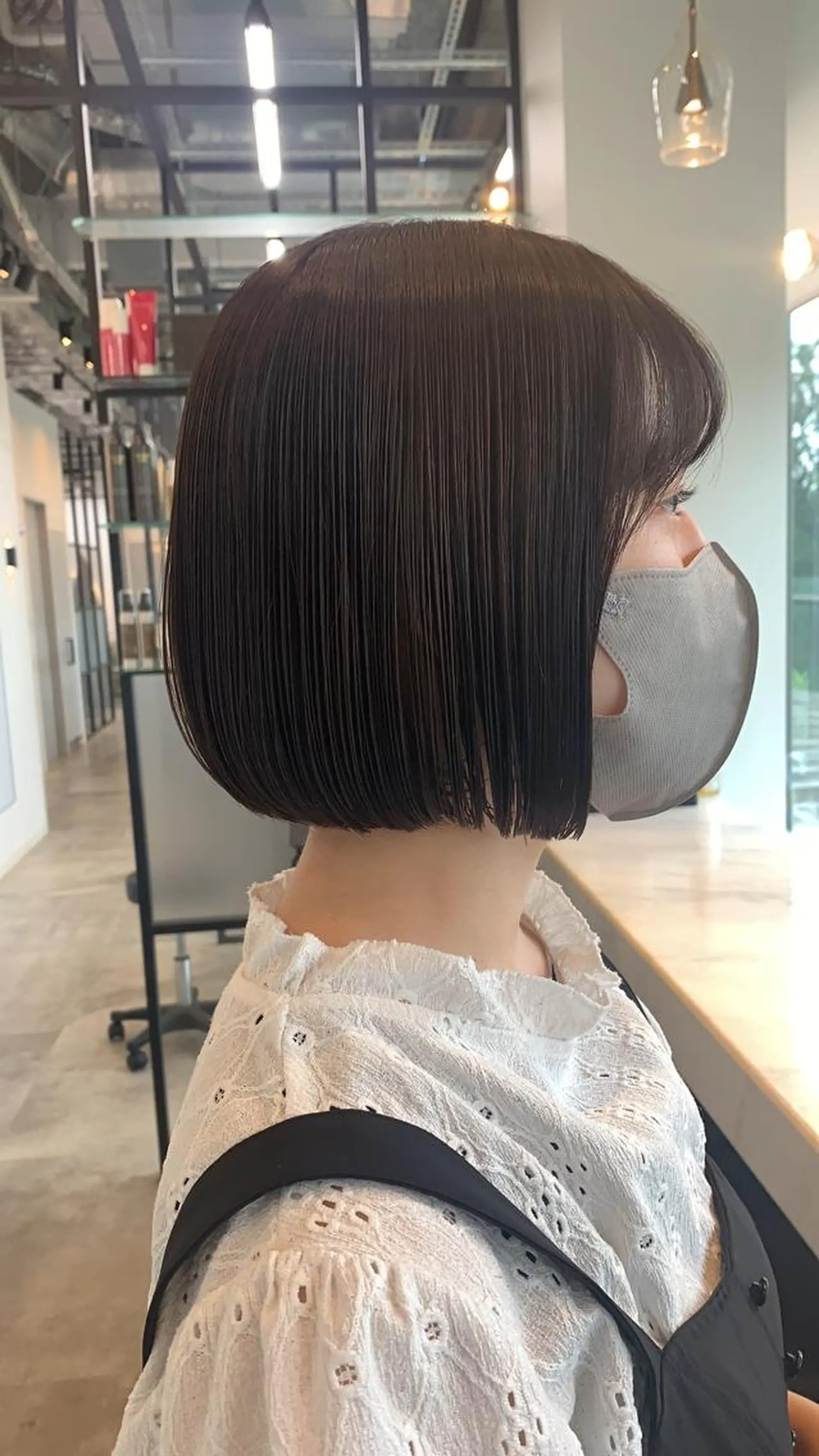 ミディアム カラー カット トリートメント ヘッドスパ 韓国レイヤー✨ yasuko銀座のヘアスタイル