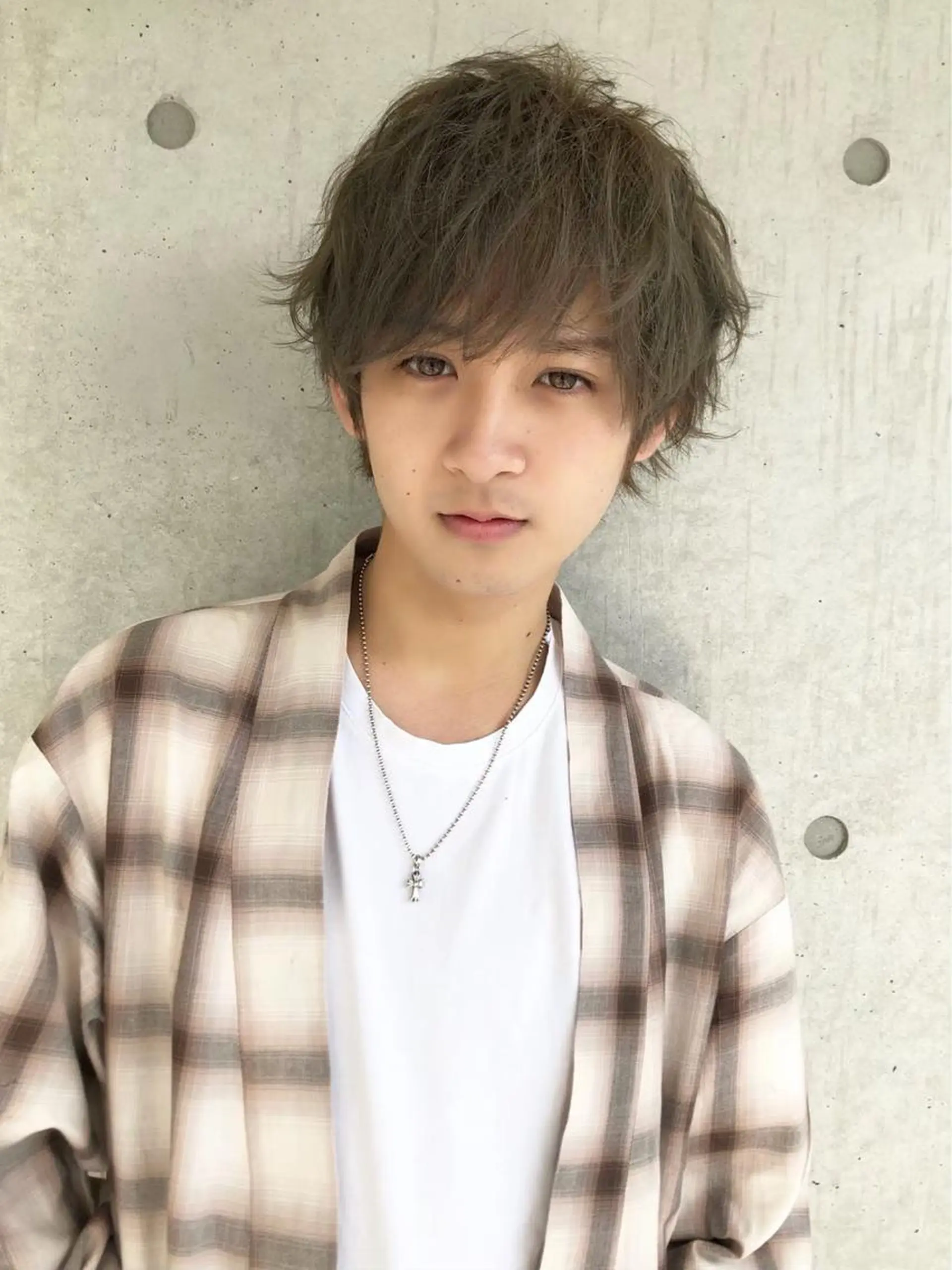 ショート カラー パーマ ヘアアレンジ メンズ メンズパーマ Rene'所属・当日予約⭕️ JUNYAのヘアスタイル