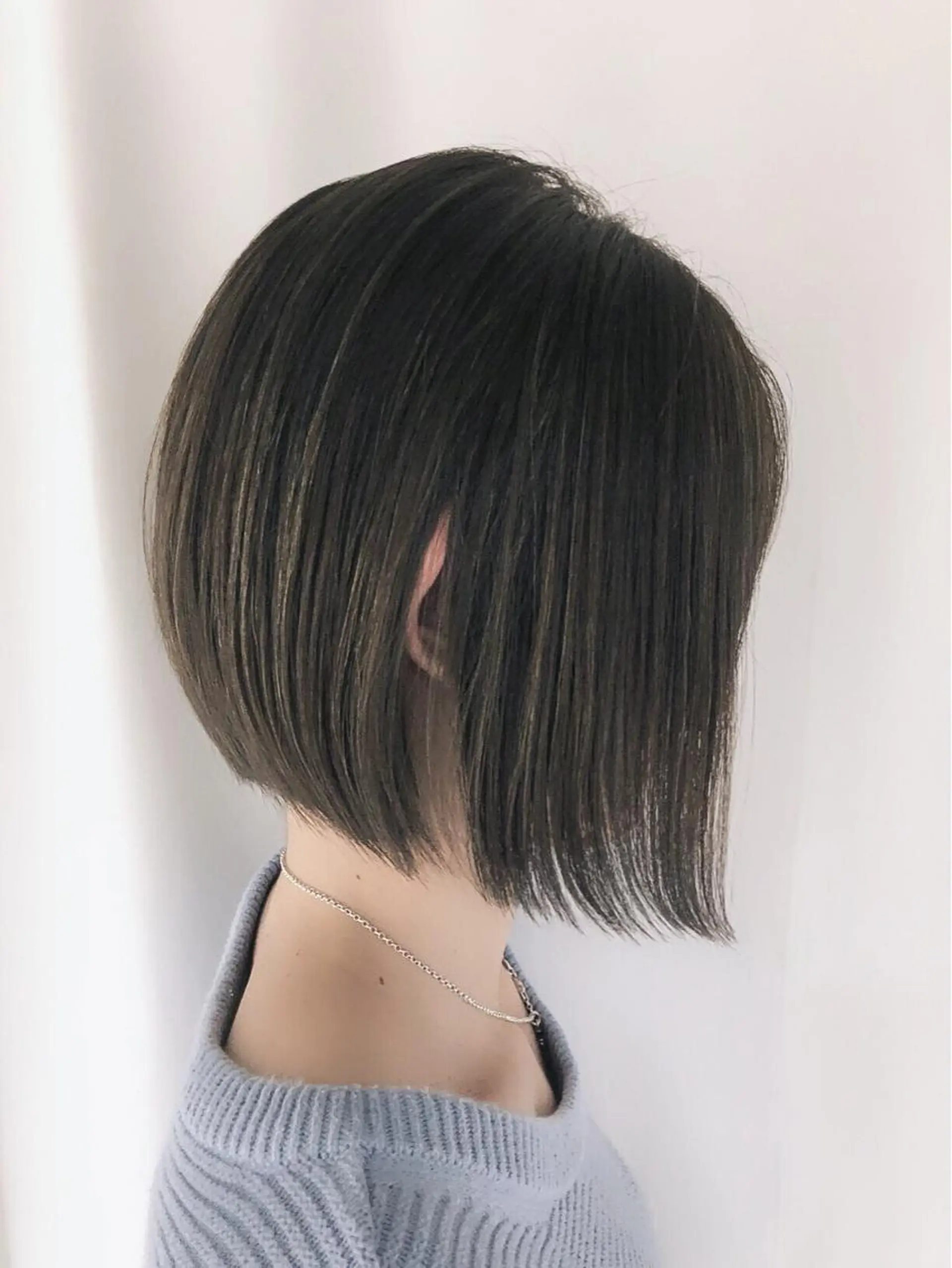 ショート カラー パーマ ヘアアレンジ アッシュ アッシュグレー アッシュグレージュ バレイヤージュ グラデーションカラー 竹内ケンゴ🇰🇷 EIGHT藤沢のヘアスタイル