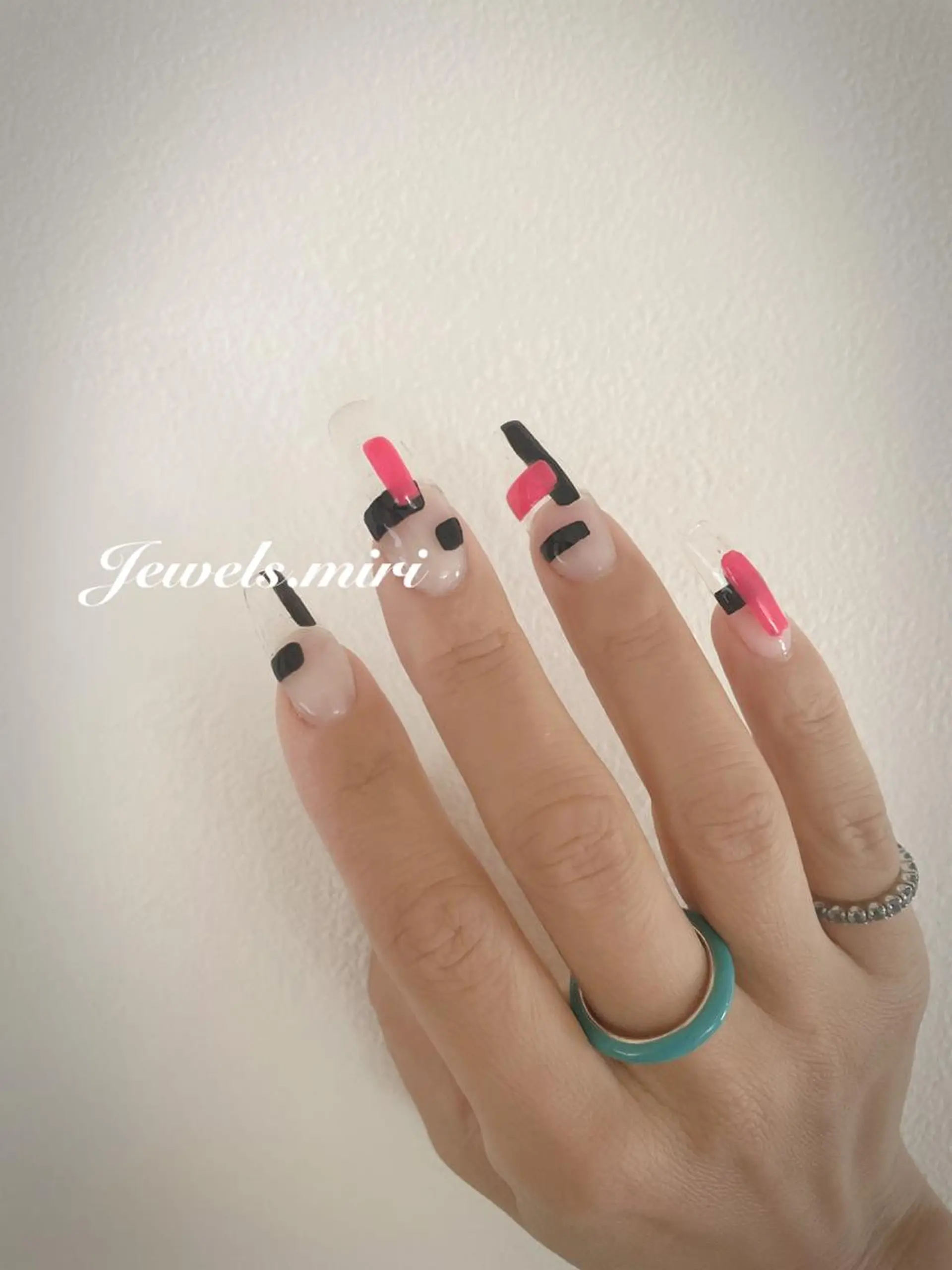 ネイル ジェルネイル ロングネイル ピンク シンプルネイル 春ネイル Jewels nail lily 白楽所属・ネイルサロン Jewels Mのネイルデザイン