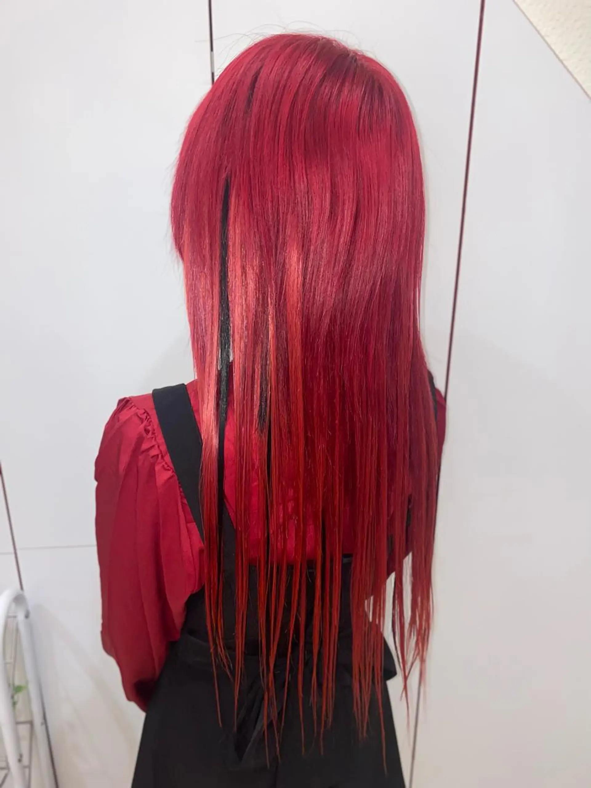 ロング エクステ ゆぴ☾‪/推しカラー /ハイトーンのヘアスタイル