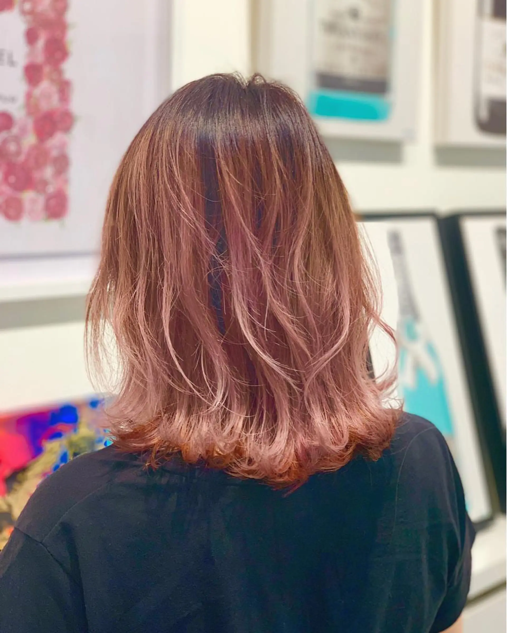 ミディアム ヘアカラー トリートメント slow所属・名取 純平のヘアスタイル