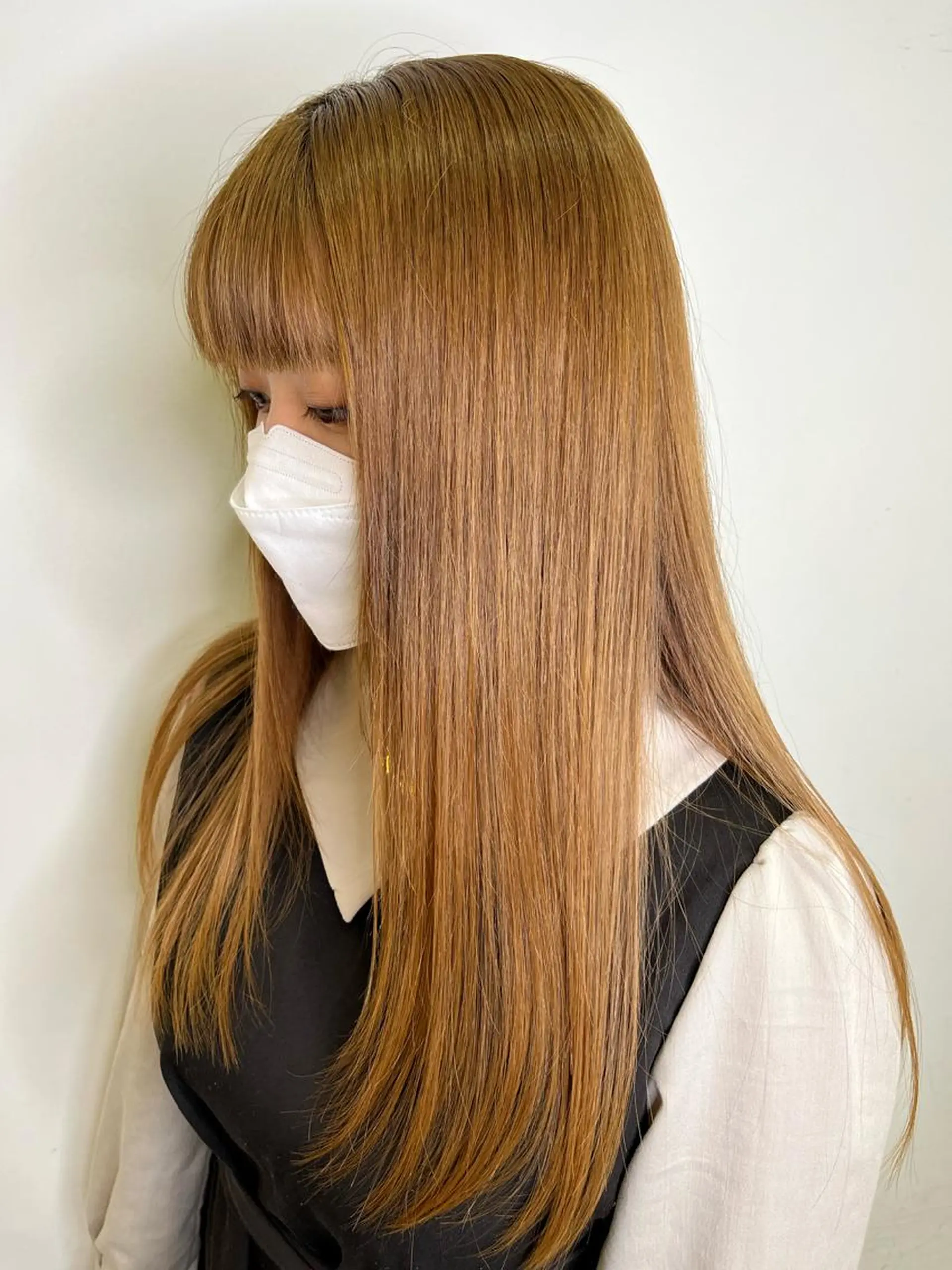 ロング カラー 髪質改善 斉藤 翔平のヘアスタイル