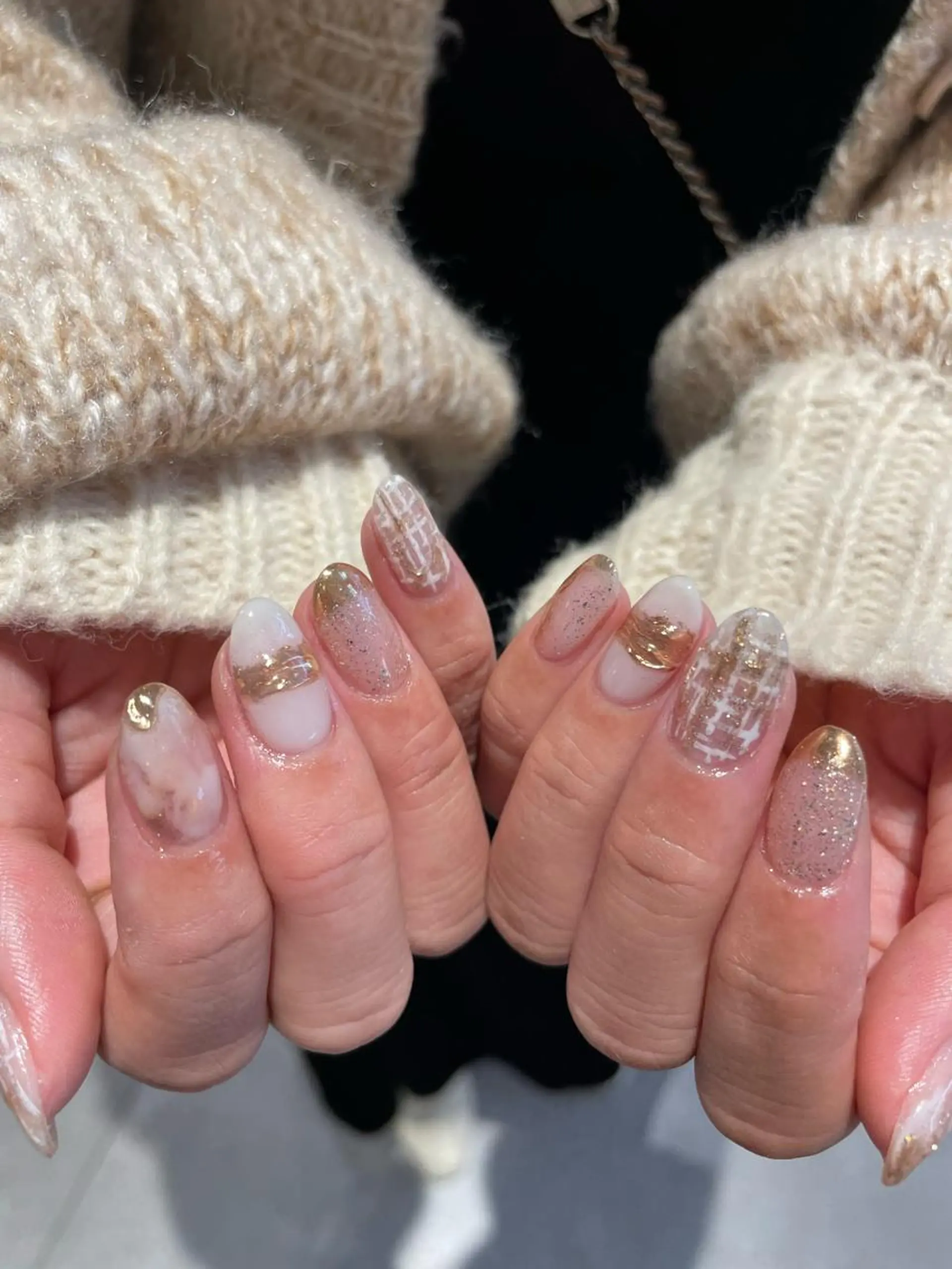 ネイル 【淡色color/ nail】maikoのネイルデザイン
