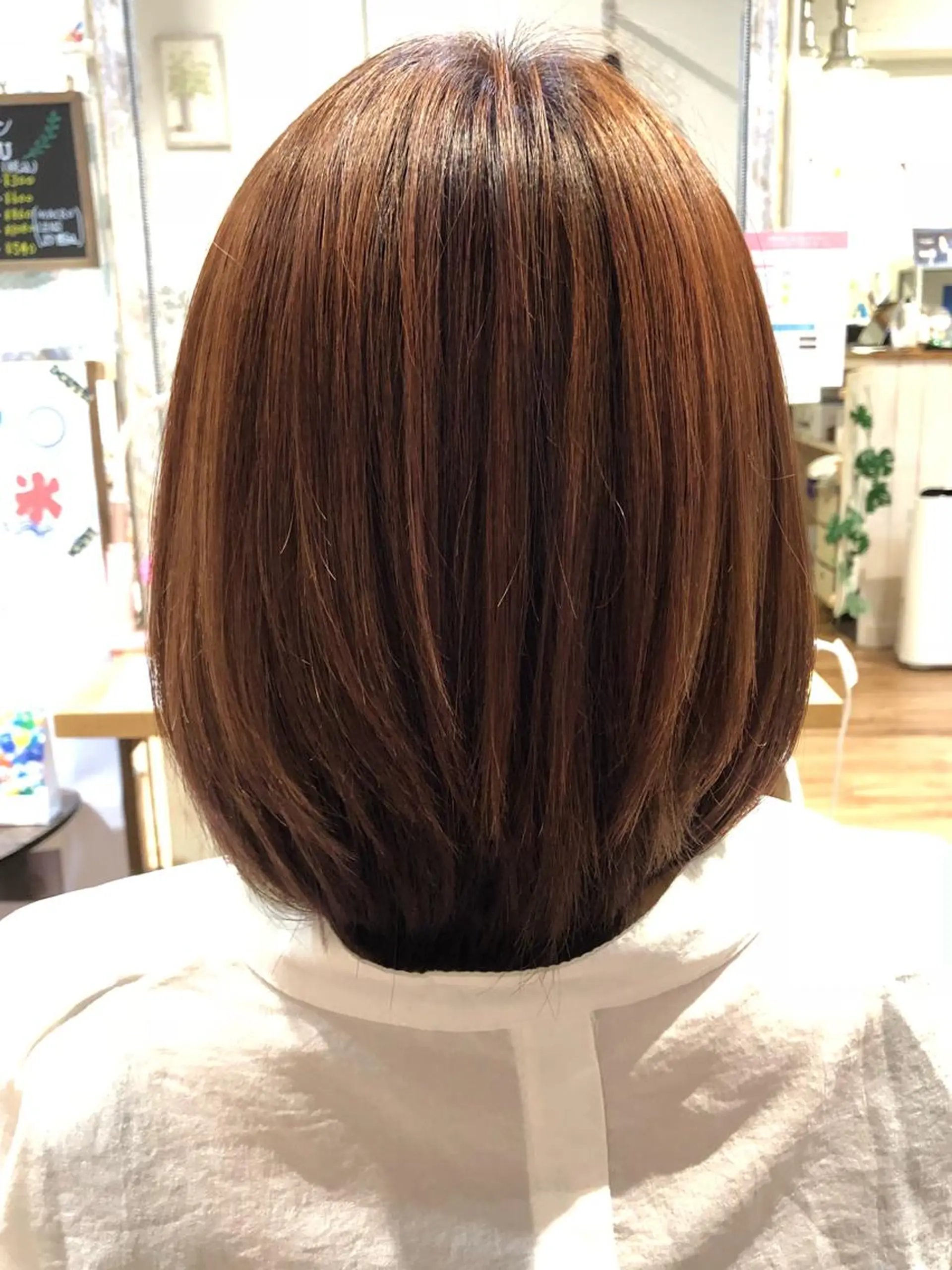 ショート カット ヘアカラー トリートメント 青野 文香のヘアスタイル