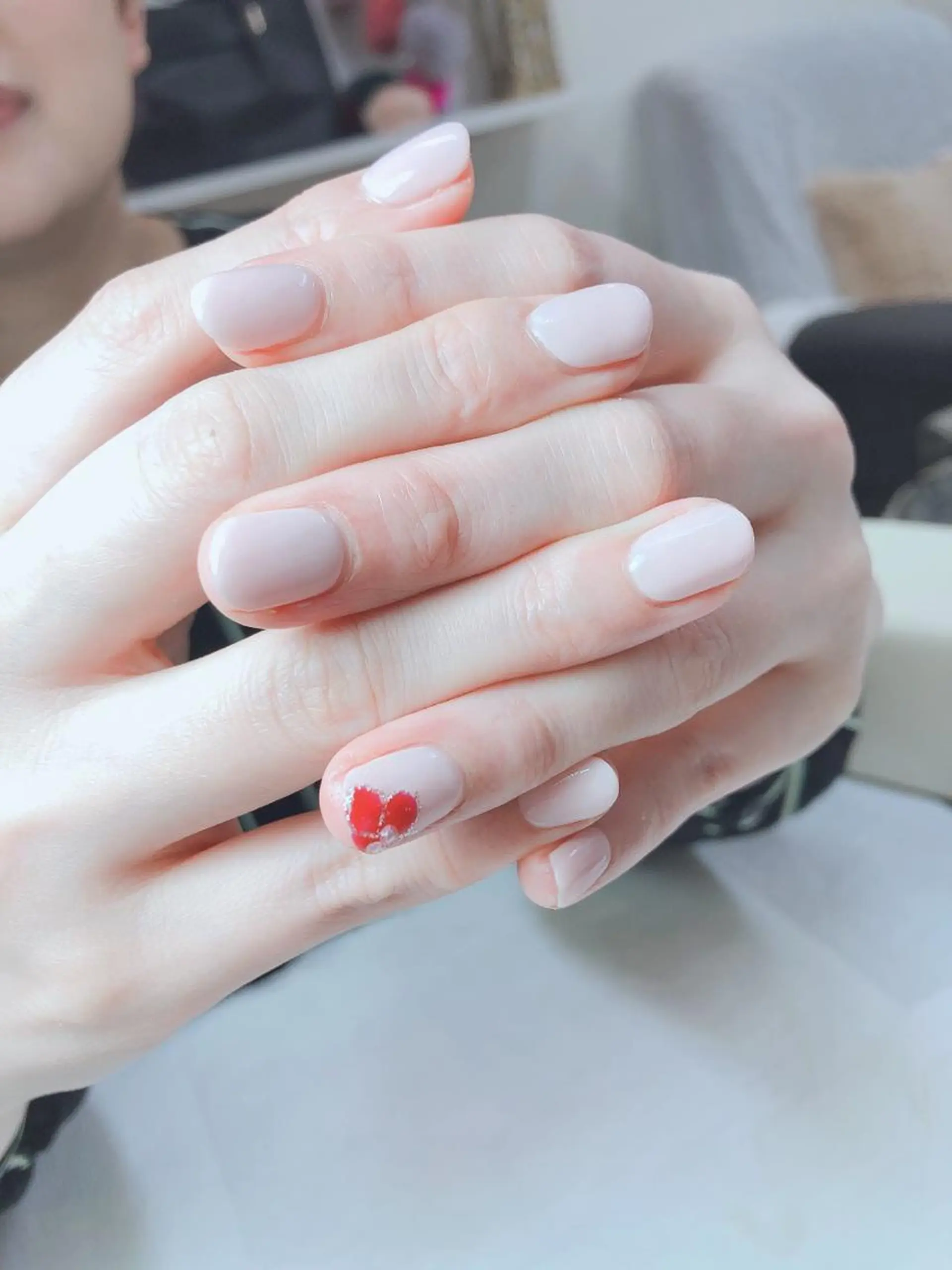 ネイル アートネイル ワンカラーネイル 石原 夕華のネイルデザイン