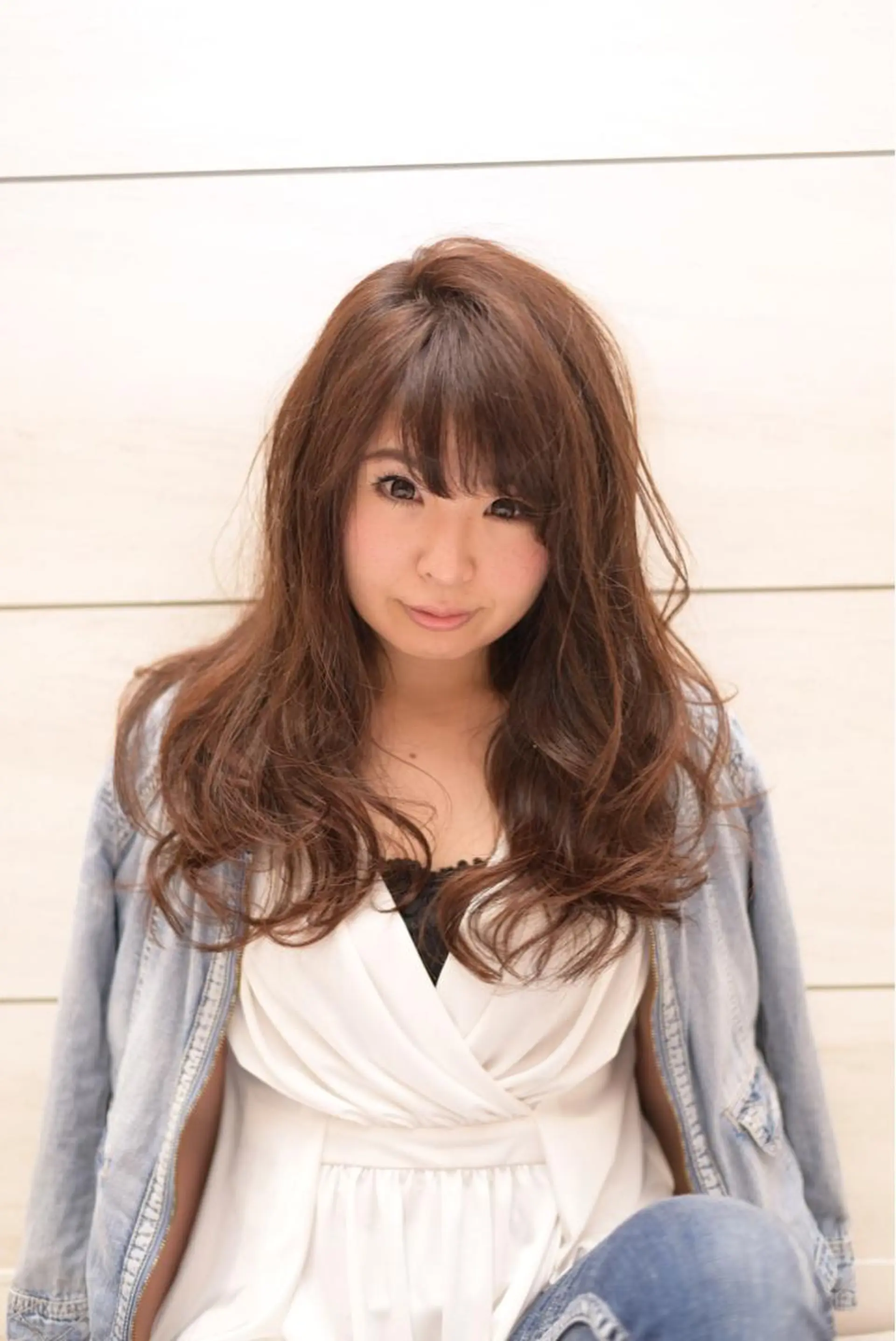 ロング カラー ヘアアレンジ ロング テラモト カズヨシのヘアスタイル