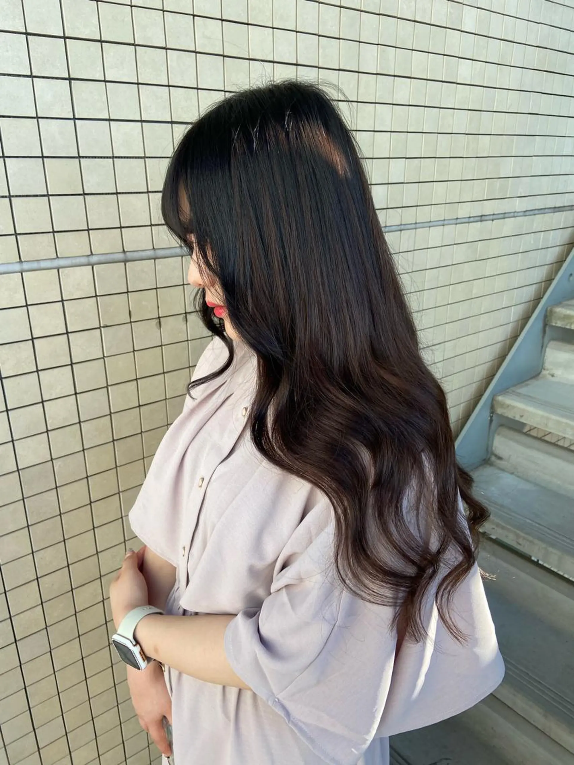 ロング プルエクステ エクステ エクステ 🧸プルエクステ❤︎ ネイルKAO🧸のヘアスタイル