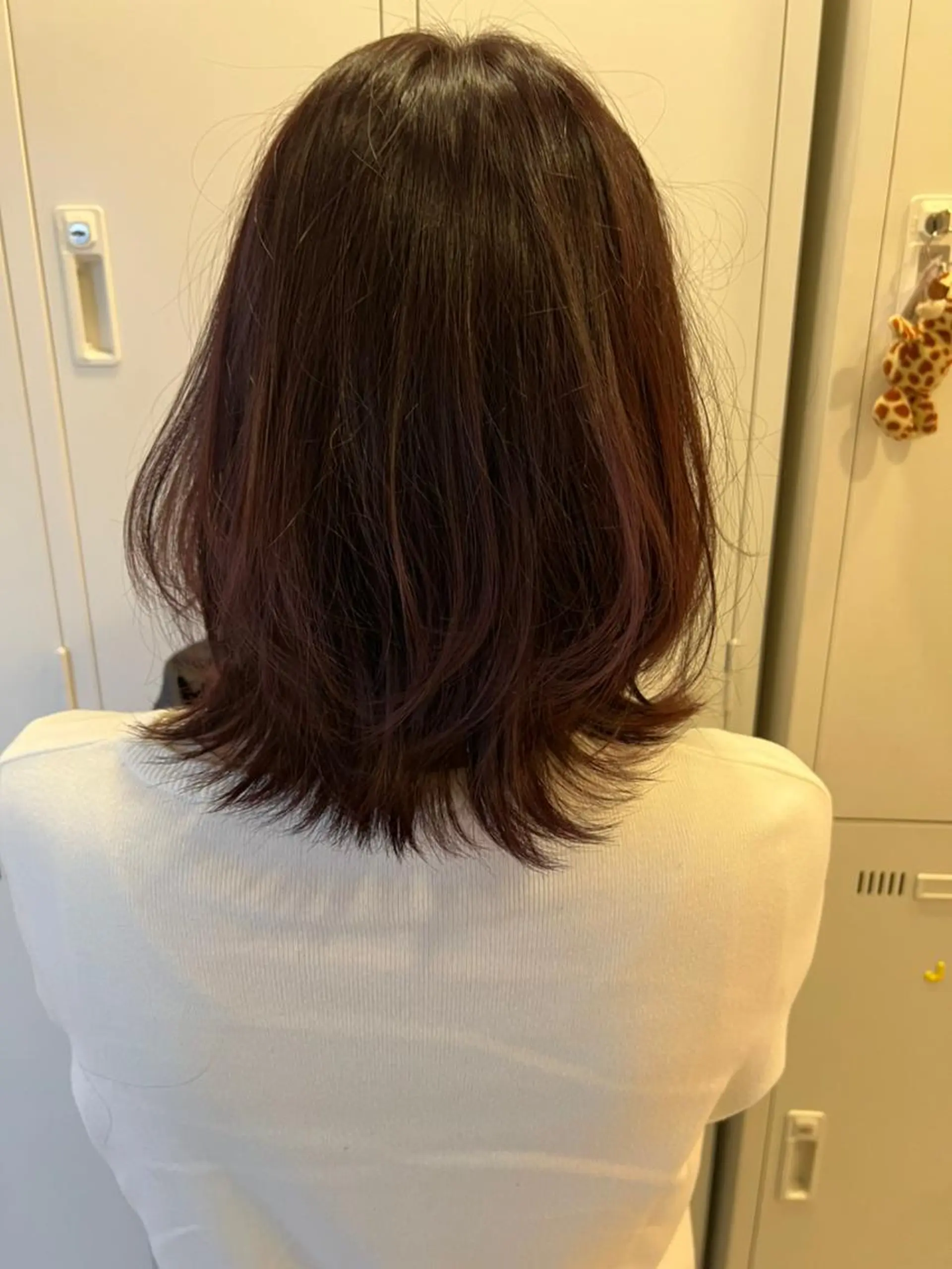 ミディアム パーマ カラー ミディアムパーマ アディクシーカラー アッシュ バレイヤージュ ミストバング カット ヘアカラー 縮毛矯正 【N°deseo】 吉祥寺のヘアスタイル