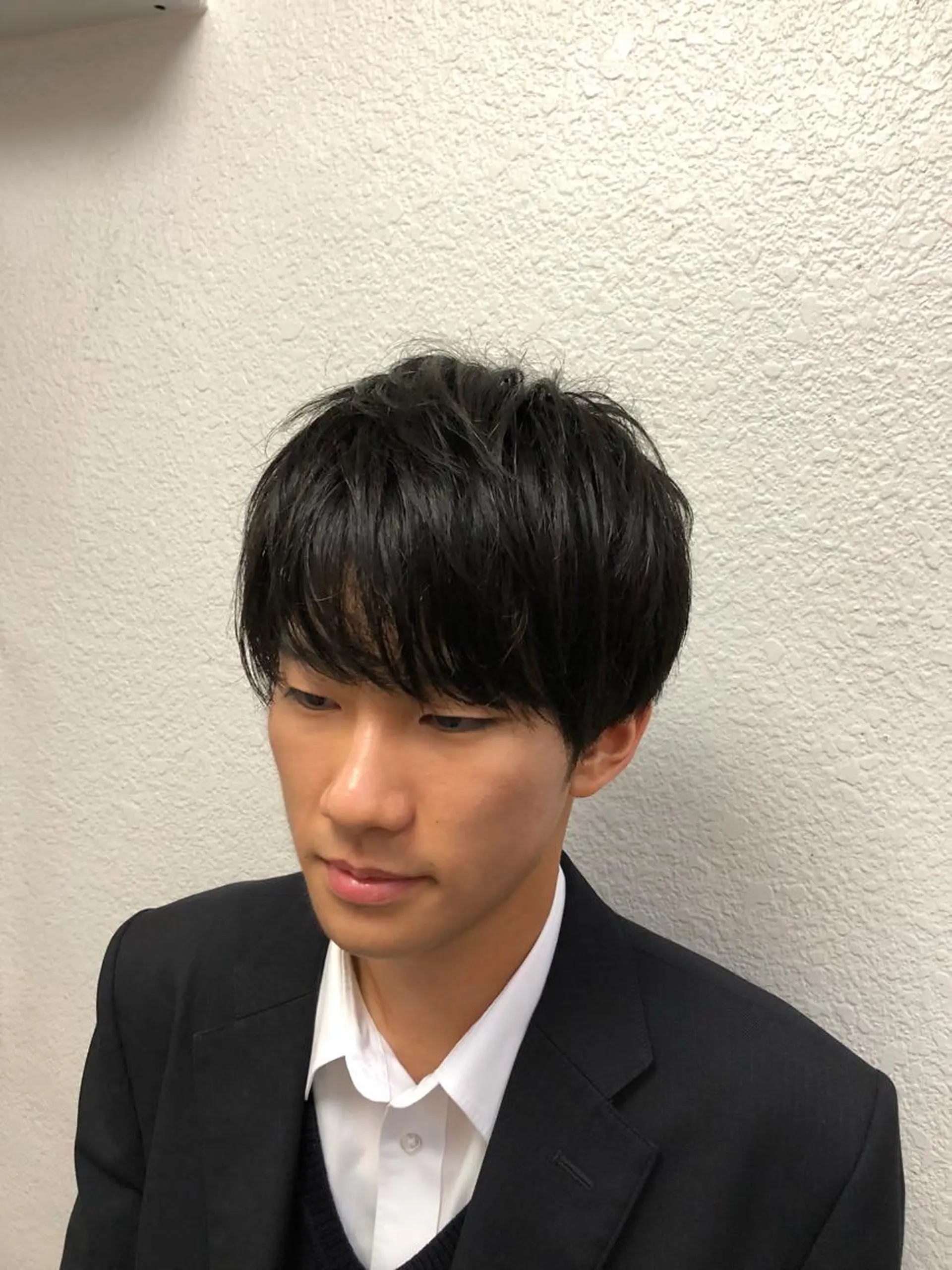 メンズ センターパート カット ヘアカラー トリートメント Clay所属・及川 祐輔のヘアスタイル