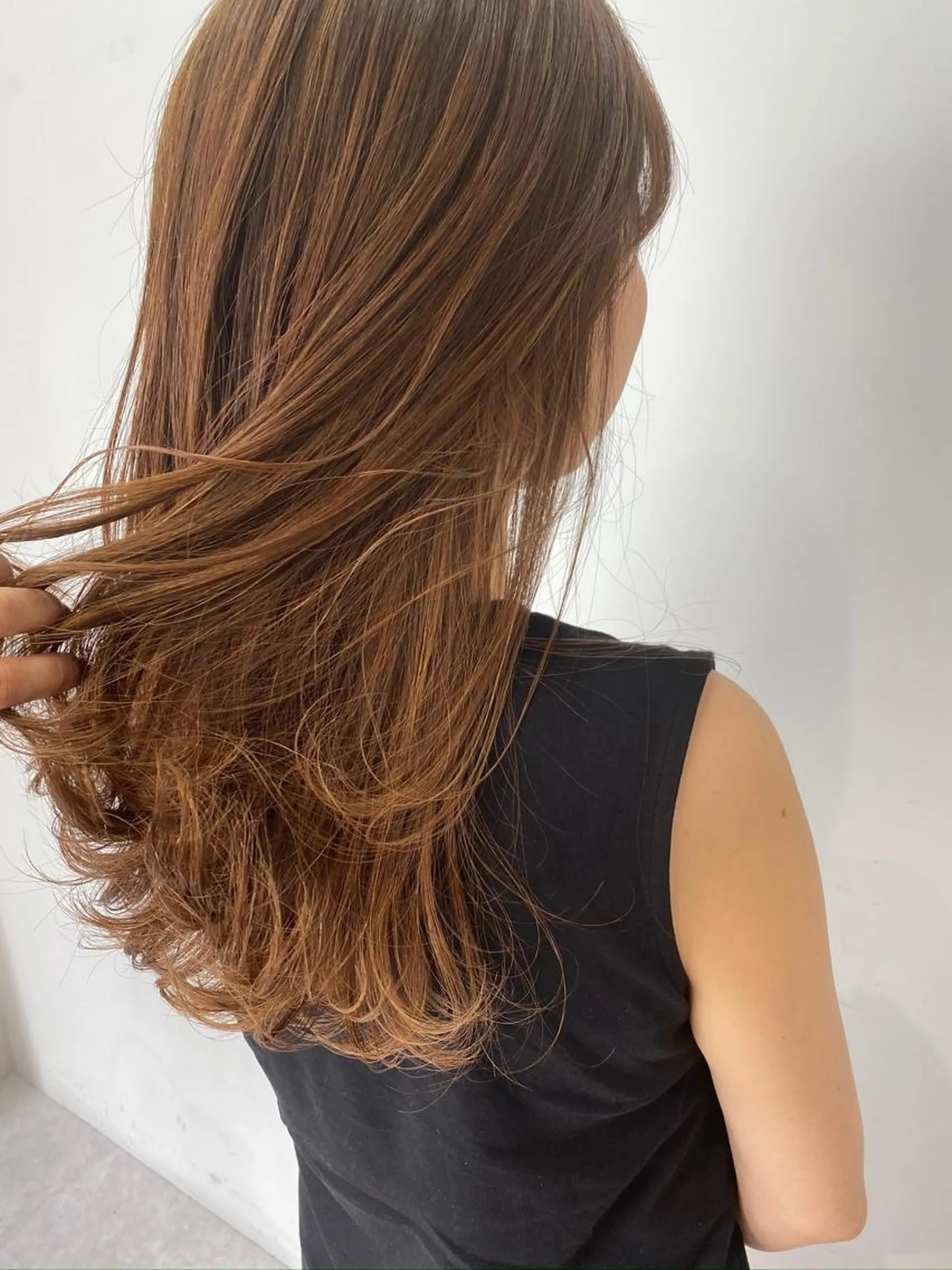 ロング カラー マツエク・マツパ ハイトーンカラー イルミナカラー ボブ、縮毛矯正👑 心斎橋/高城涼也のヘアスタイル