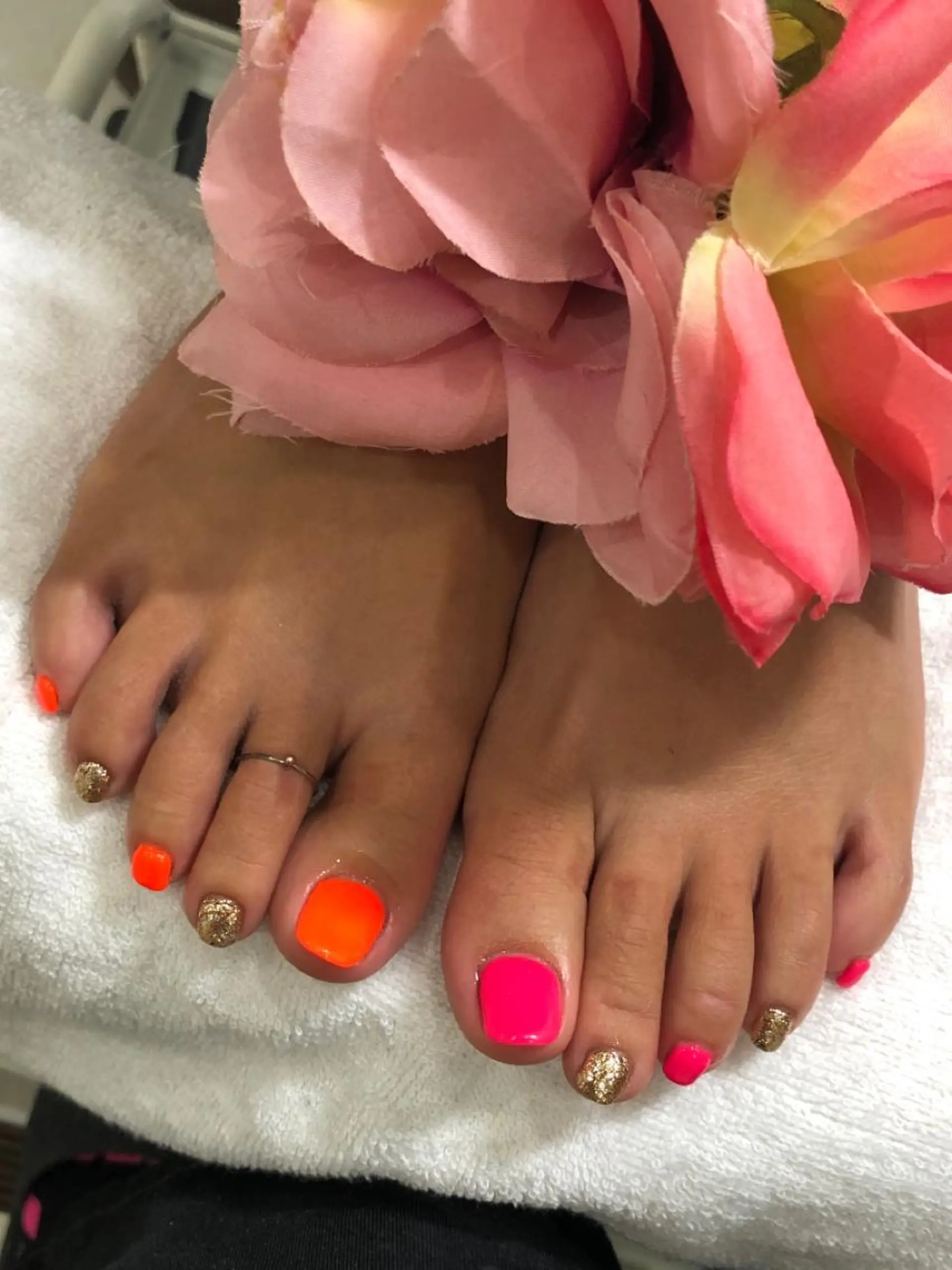 ショート ネイル フットネイル 《LB》ラブリエ Nail&eyeのマツエク・マツパデザイン