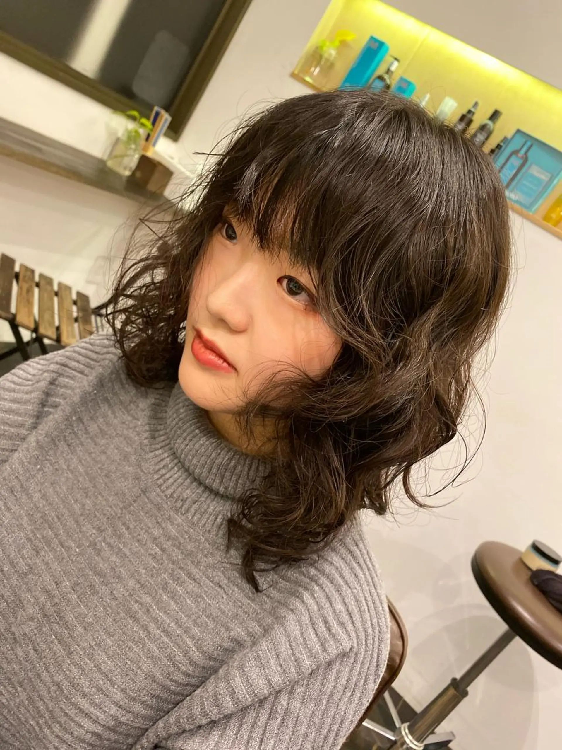ミディアム 近野 浩隆のヘアスタイル