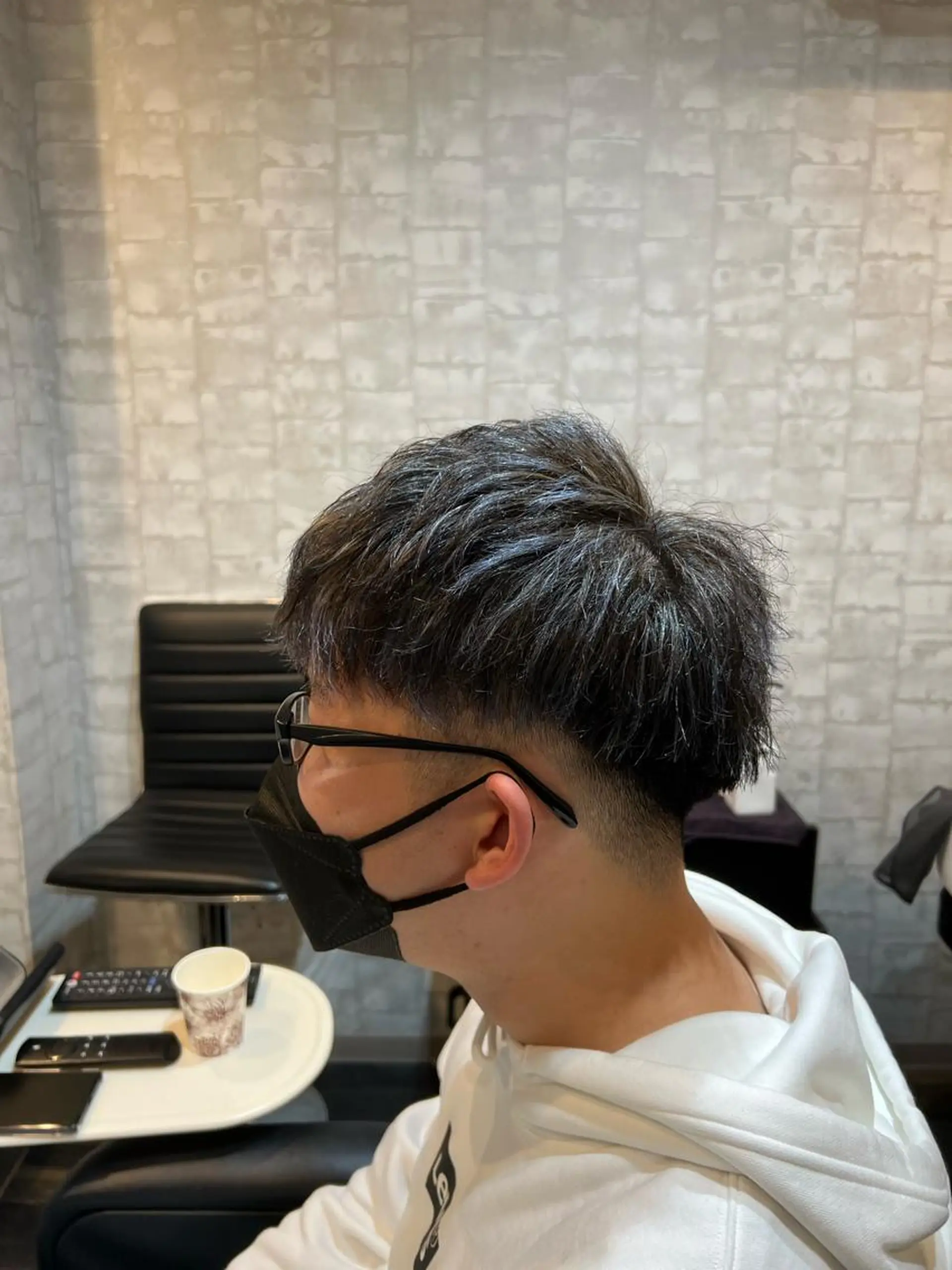 カラー メンズ ヘアカラー 太白区白髪ぼかし/ ボブカット/千葉達人のヘアスタイル