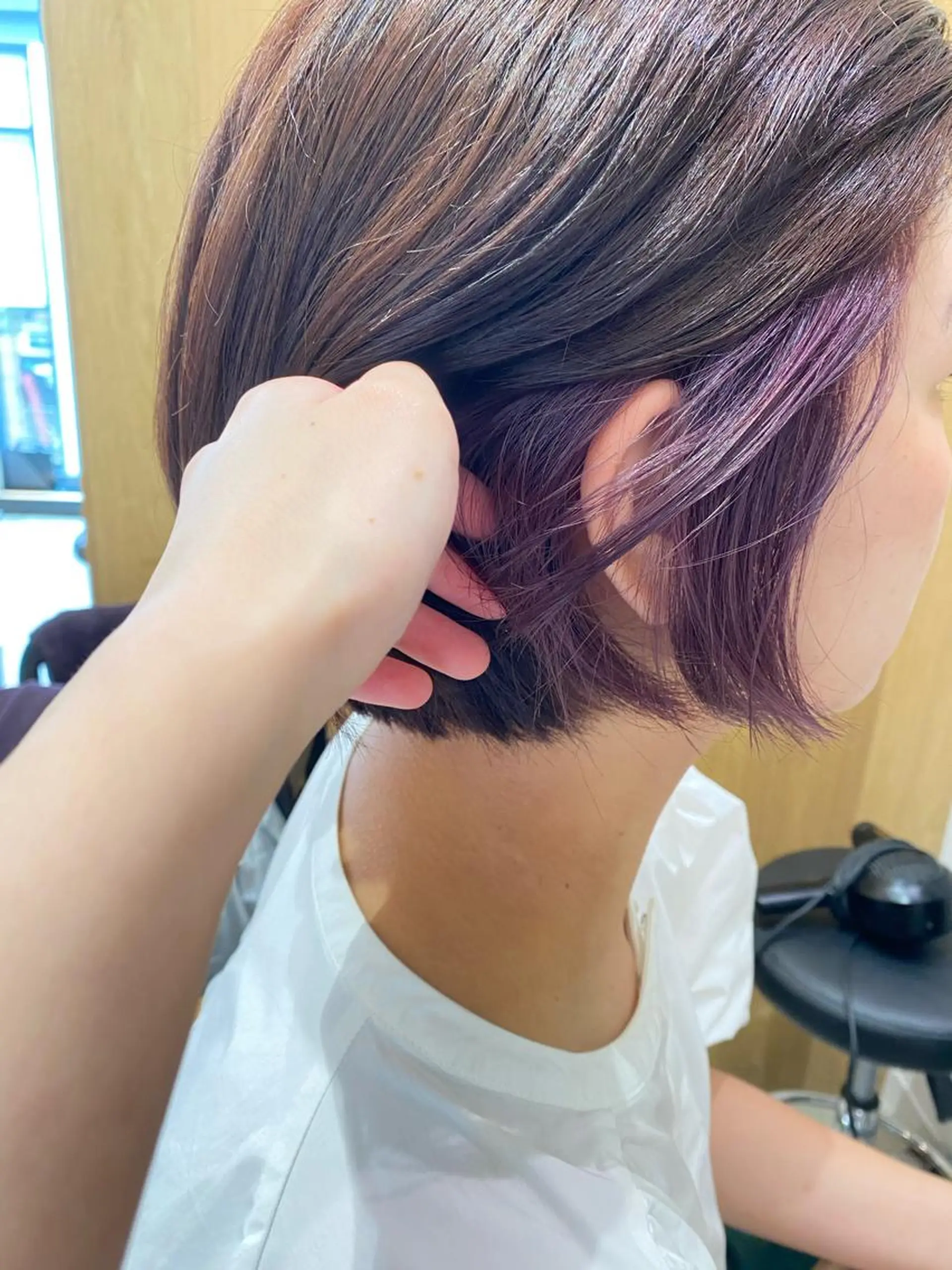 ショート カラー ヘアカラー トリートメント 🎀ブリーチなし 透明感🎀yuhiのヘアスタイル